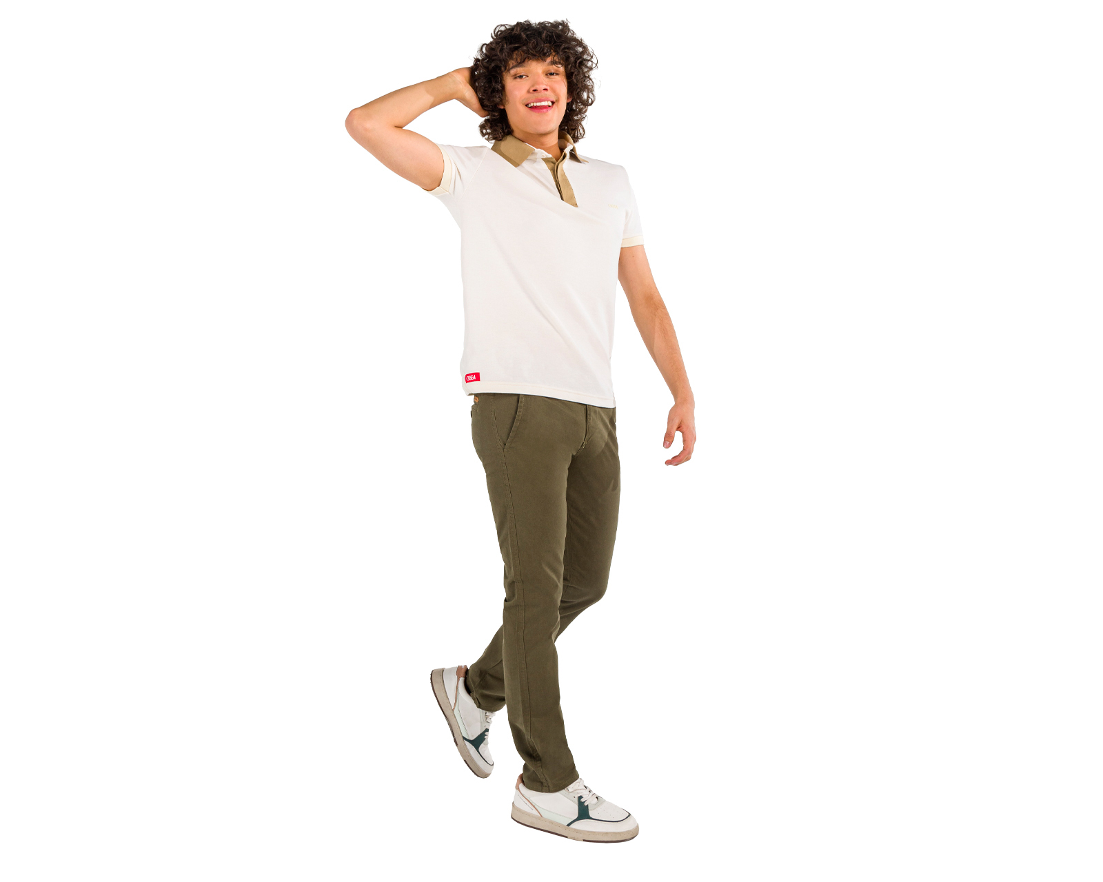 Foto 6 | Foto 6 | Pantalón Chino Oggi Verde Olivo para Hombre