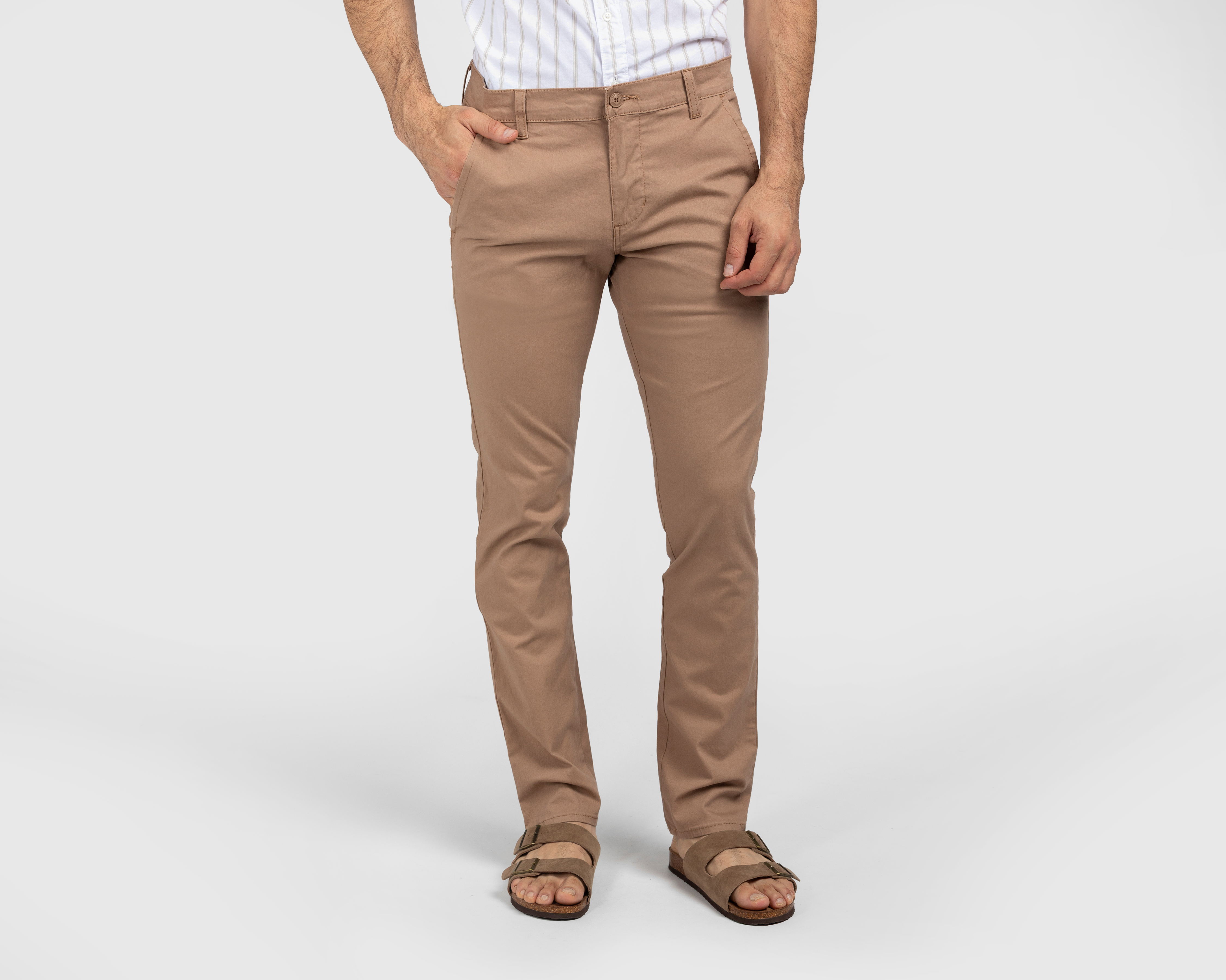 Foto 2 pulgar | Foto 1 | Pantalón Chino Oggi New Max de Gabardina para Hombre