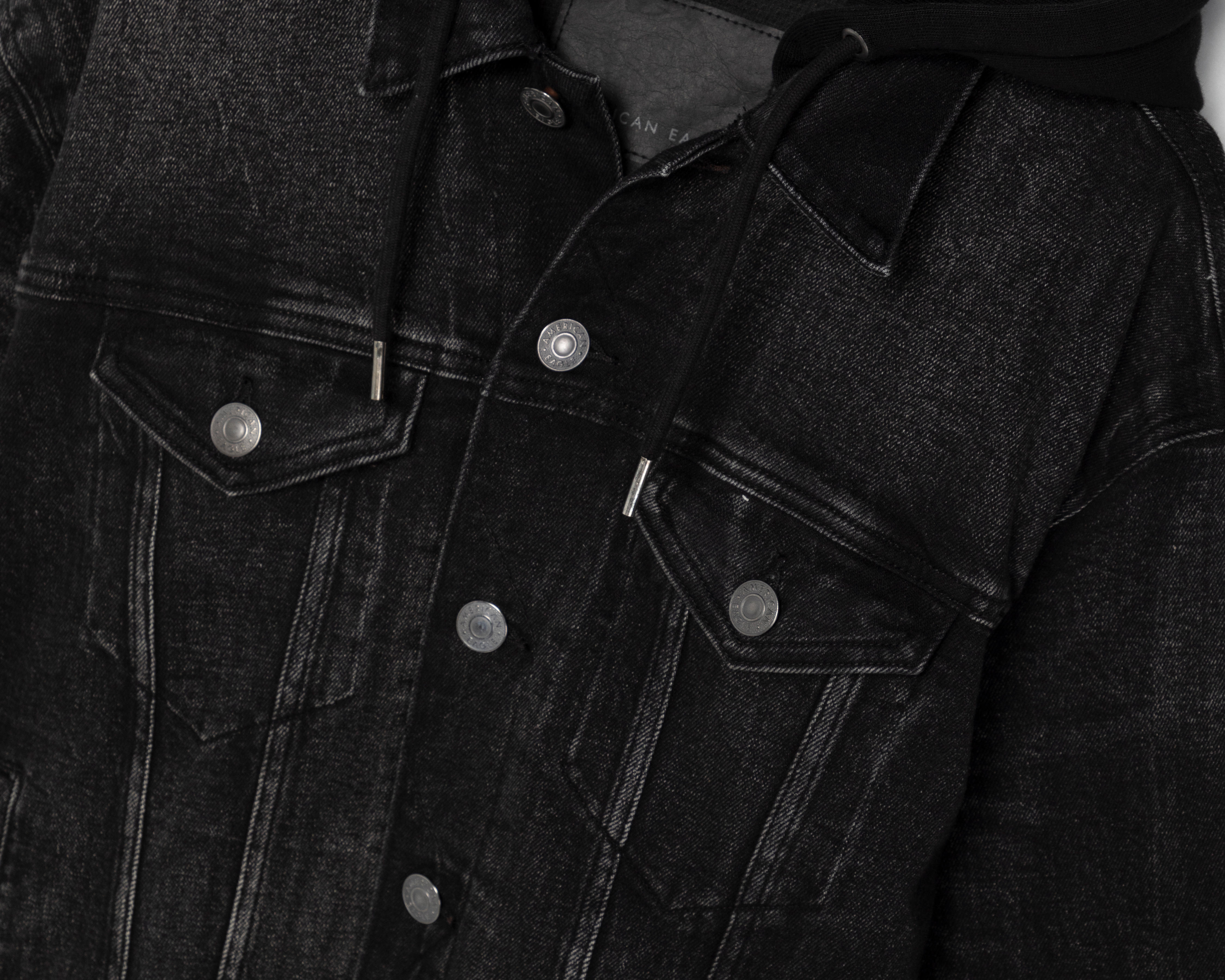 Foto 3 | Foto 3 | Chamarra American Eagle Trucker de Mezclilla