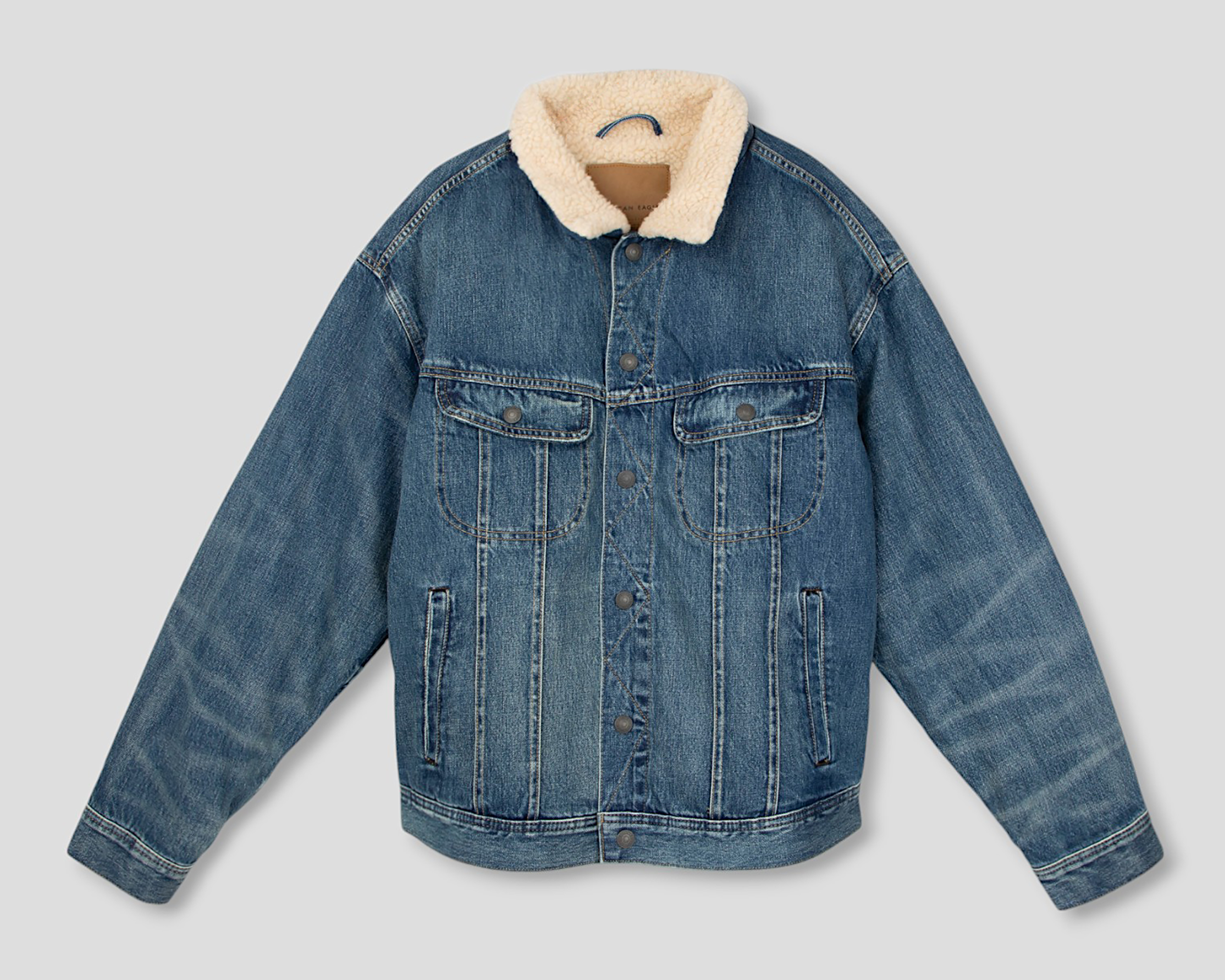 Chamarra American Eagle Trucker de Mezclilla