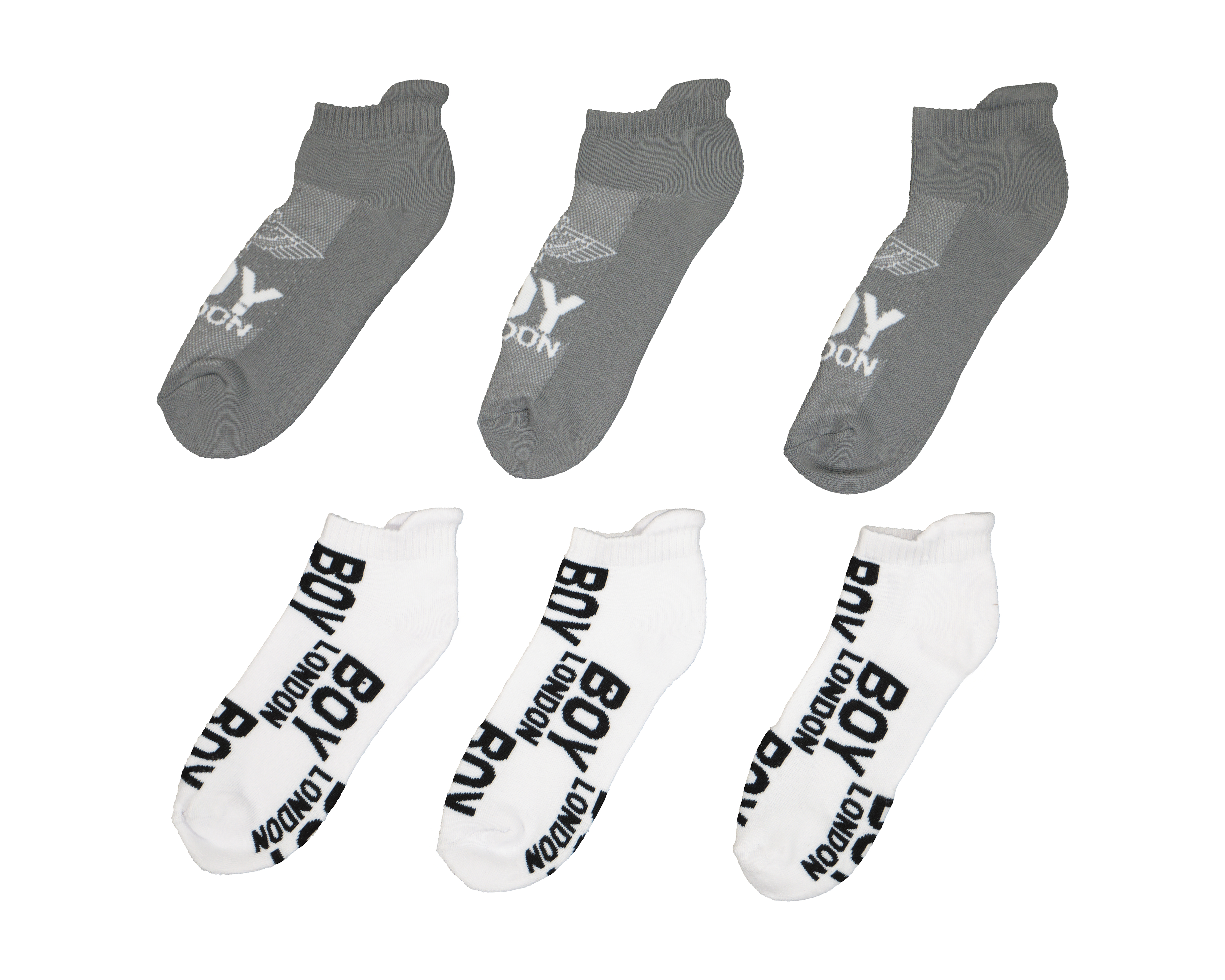 Foto 2 pulgar | Foto 1 | Calcetas Cortas Boy London para Hombre 6 Pares