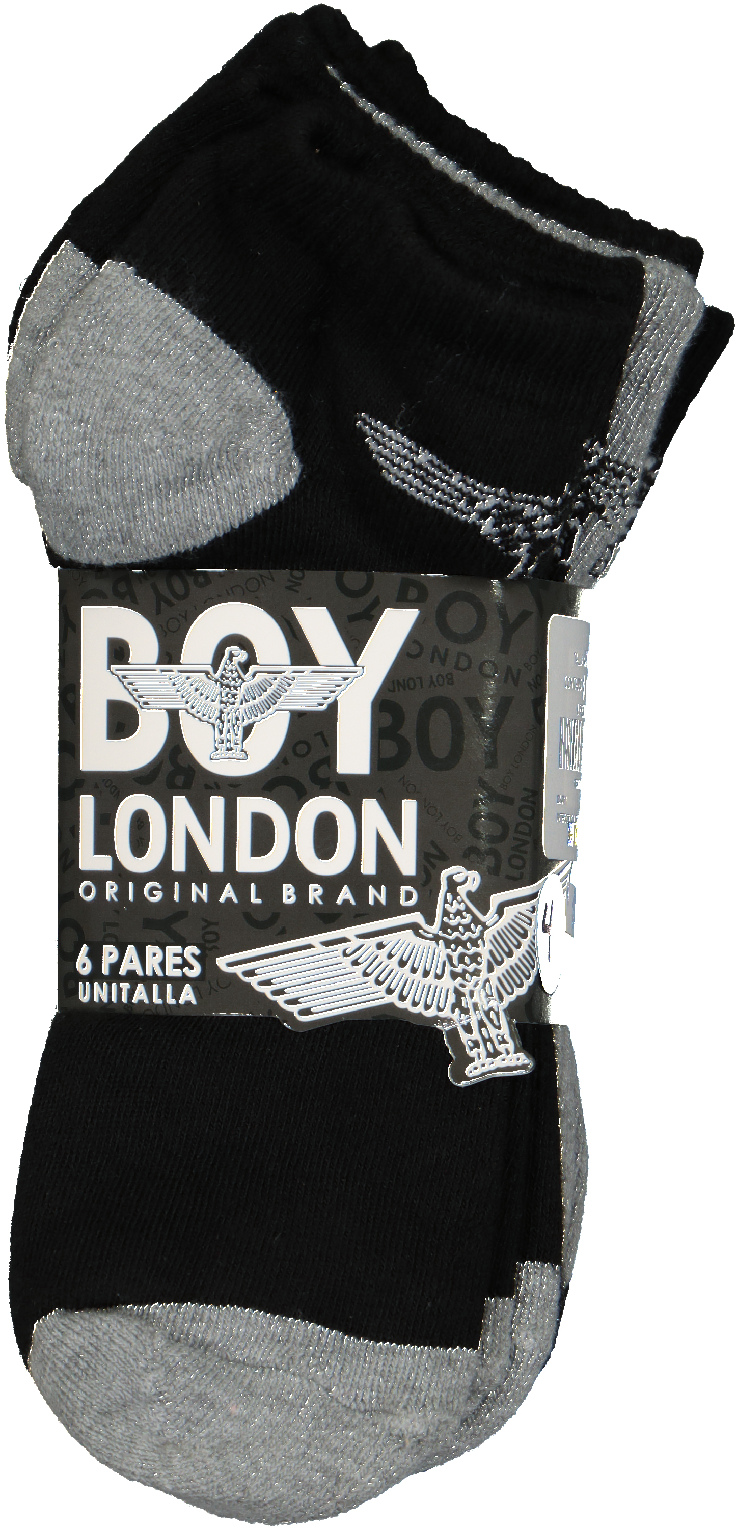 Foto 4 pulgar | Foto 3 | Calcetas Deportivas Boy London para Hombre 6 Pares