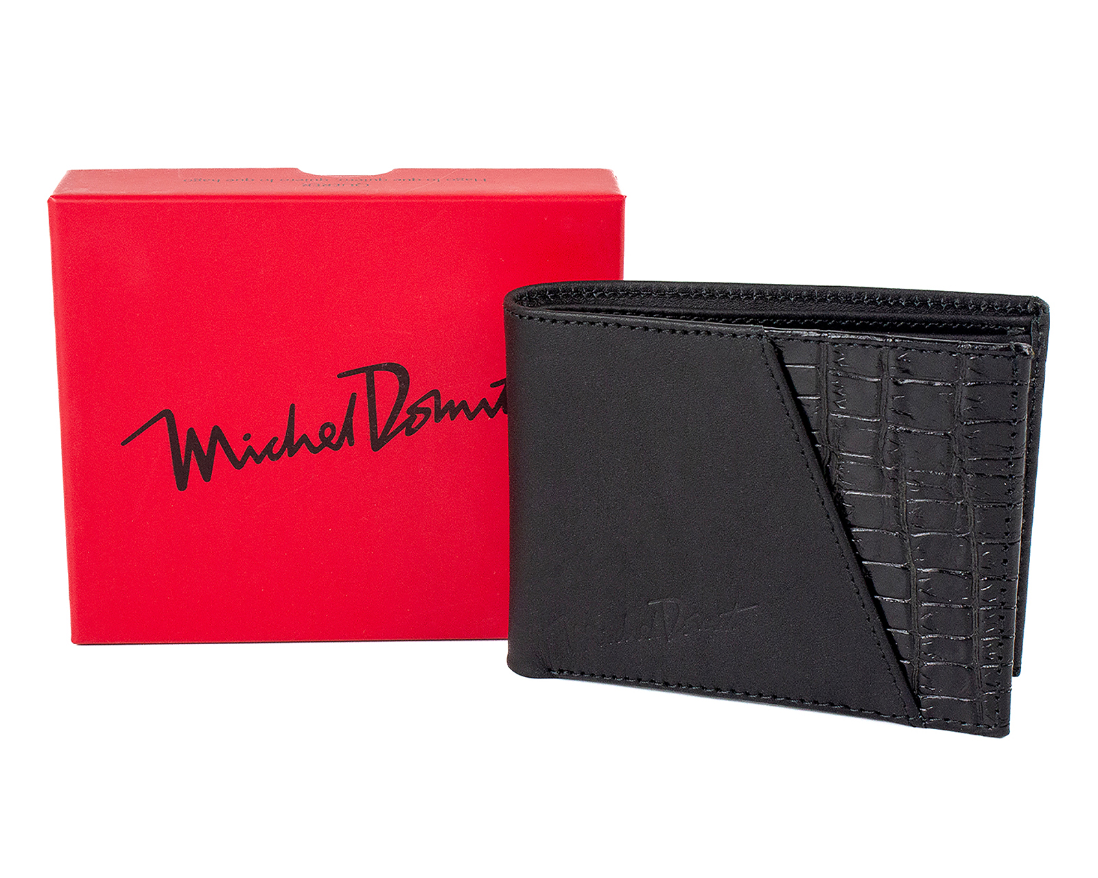 Foto 1 | Foto 1 | Cartera de Piel para Hombre Michel Domit Negra