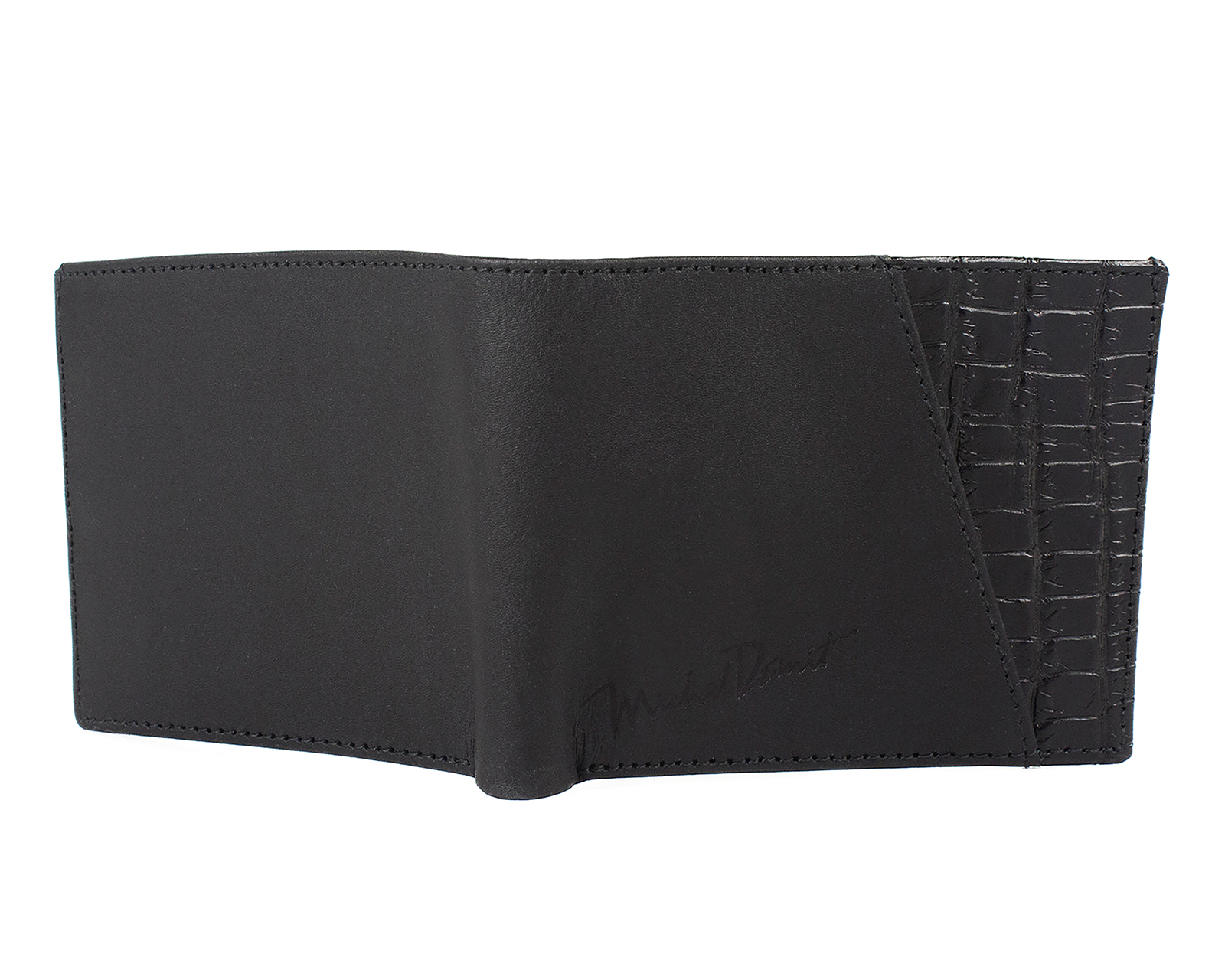 Foto 5 pulgar | Foto 4 | Cartera de Piel para Hombre Michel Domit Negra