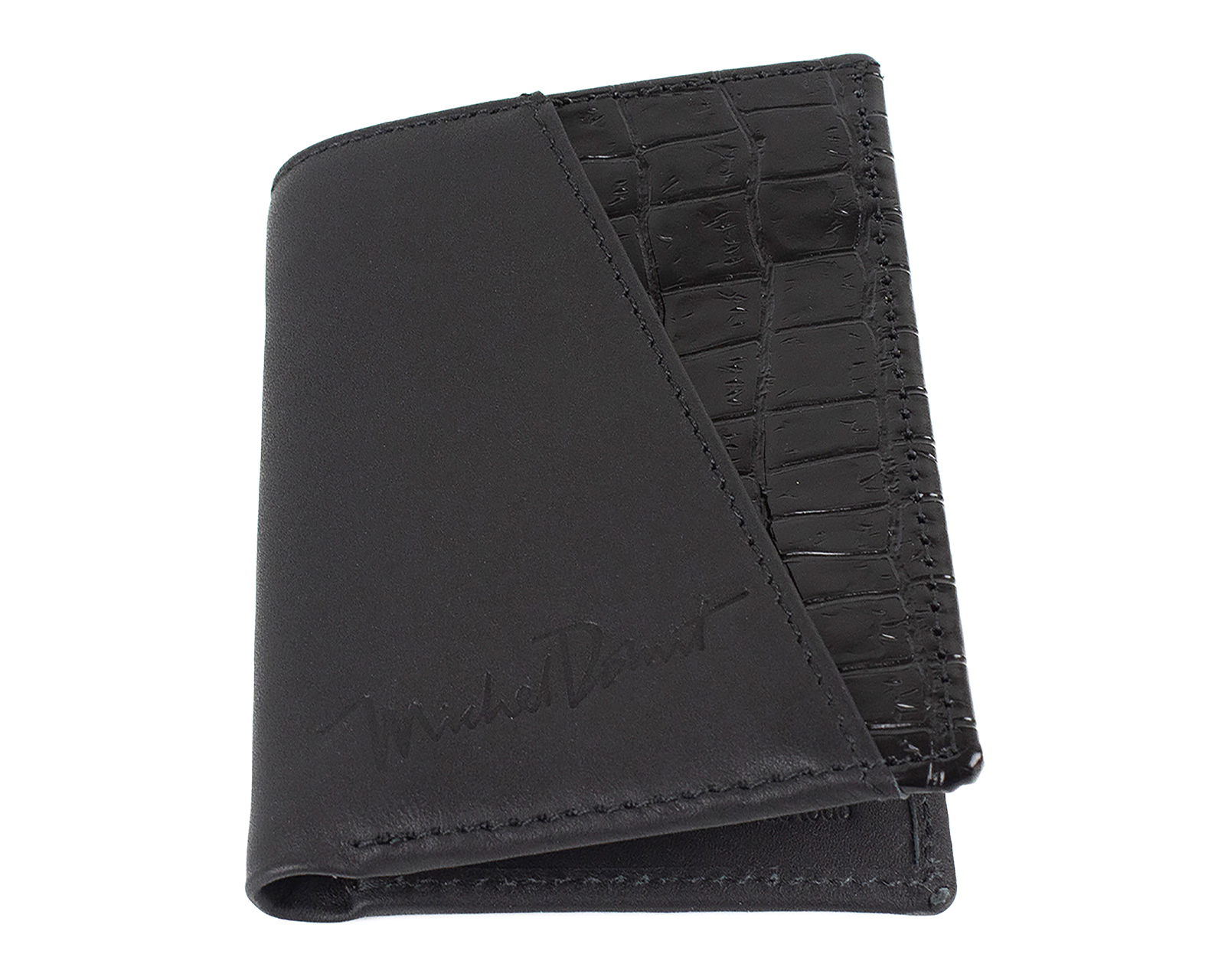 Foto 6 pulgar | Foto 5 | Cartera de Piel para Hombre Michel Domit Negra