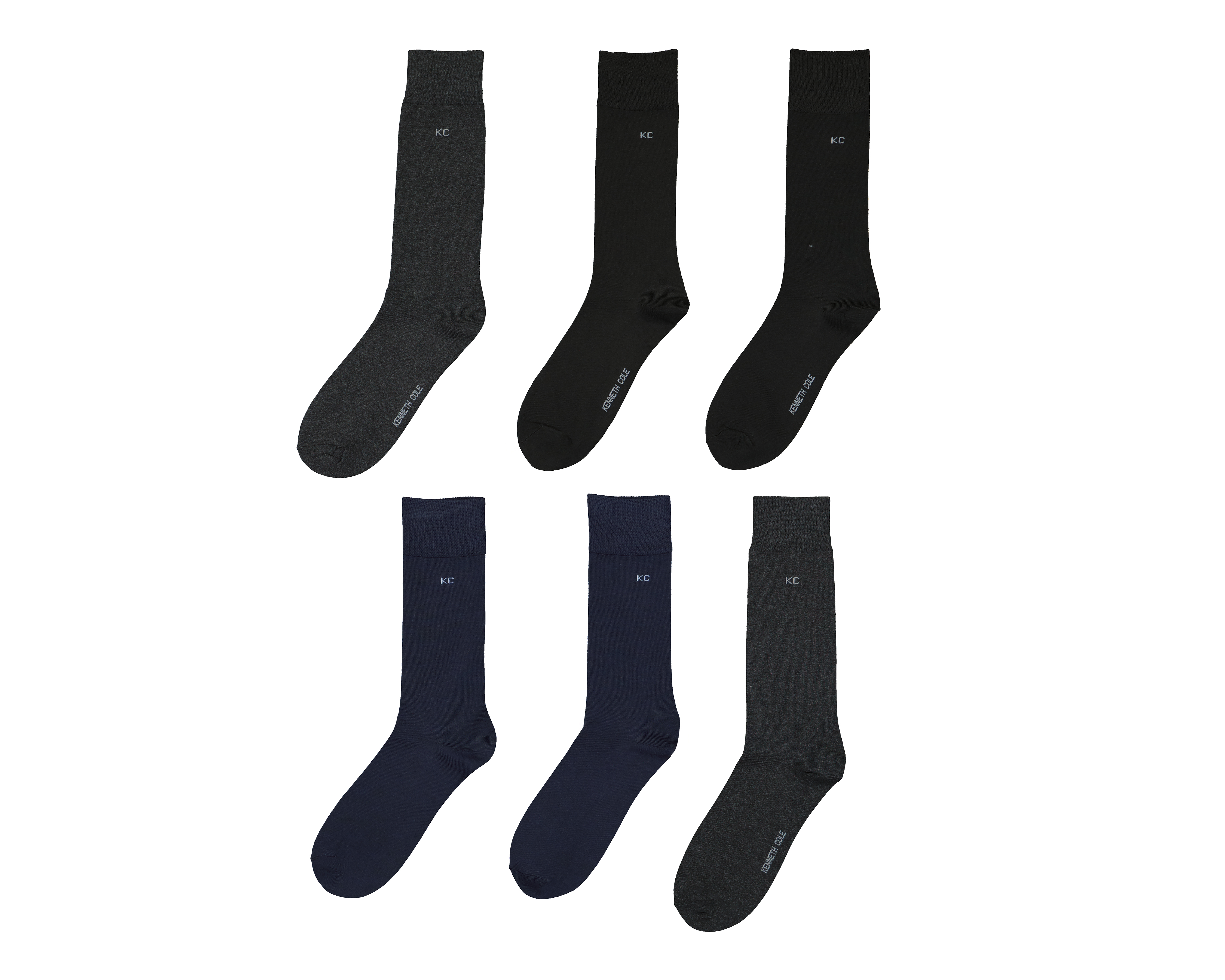 Foto 2 pulgar | Foto 1 | Calcetas de Vestir Largas Kenneth Cole para Hombre 6 Pares