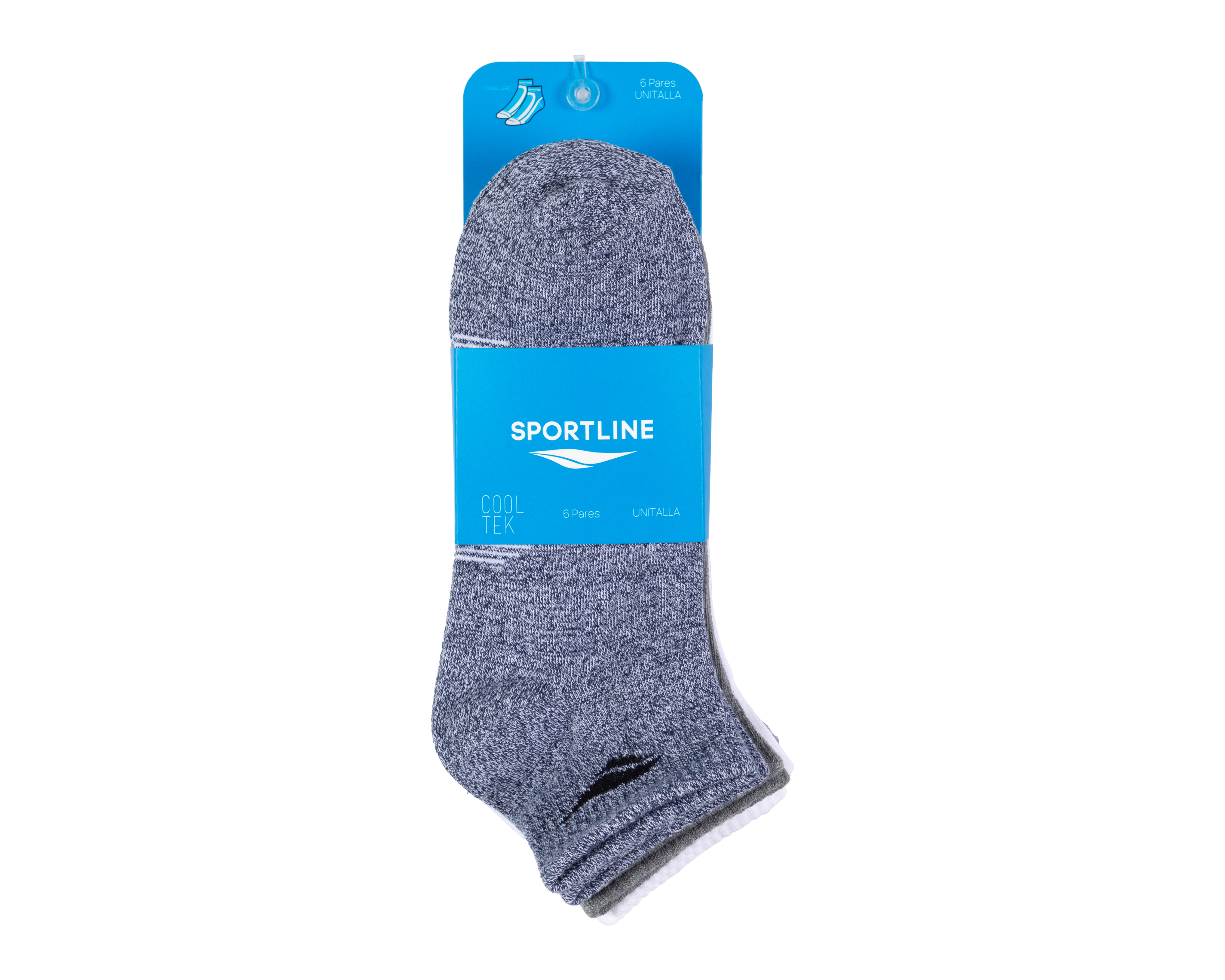 Foto 3 | Foto 3 | Calcetas Deportivas Sportline para Hombre 6 Pares