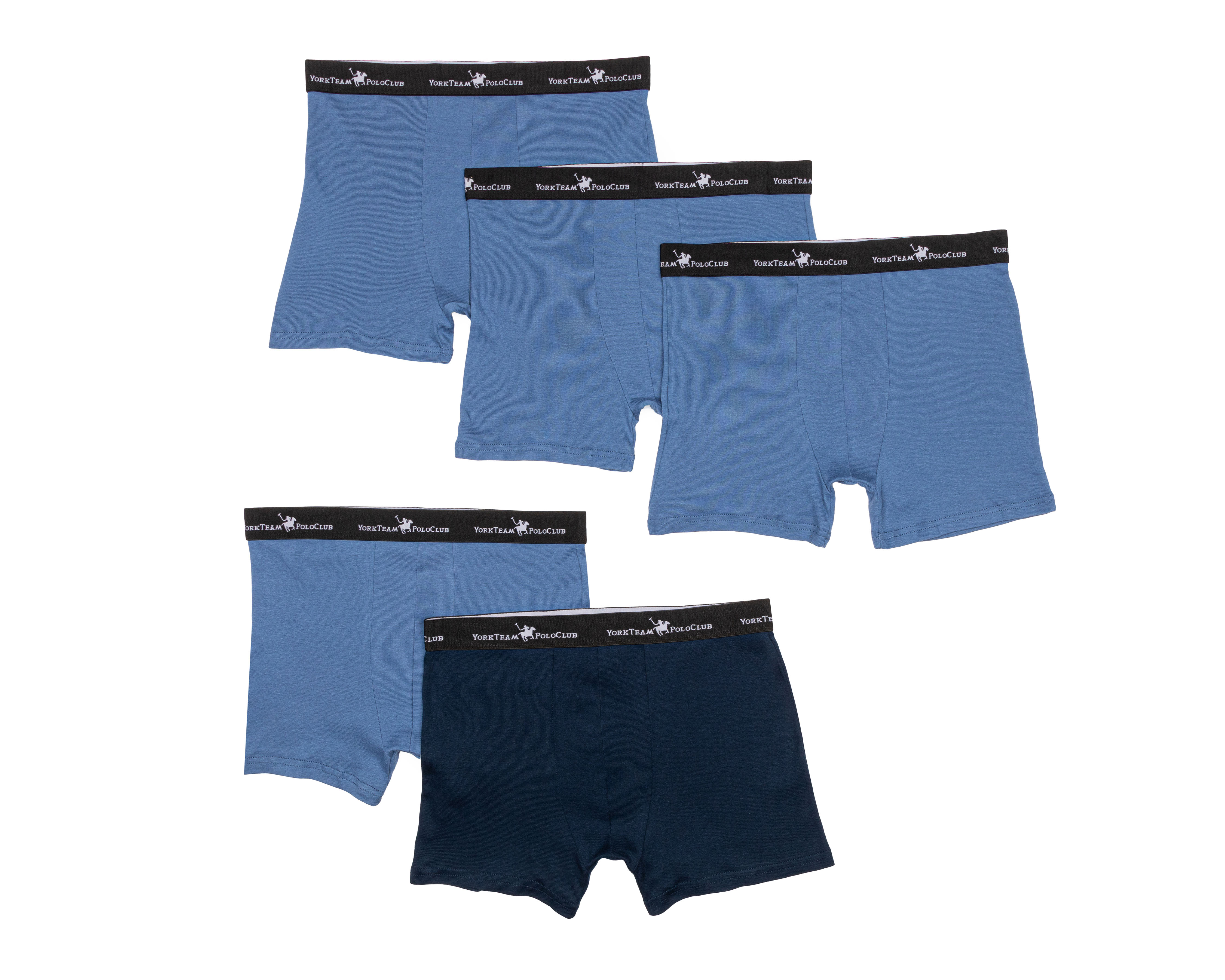 Foto 2 pulgar | Foto 1 | Bóxer Corto York Team Polo Club 5 Piezas