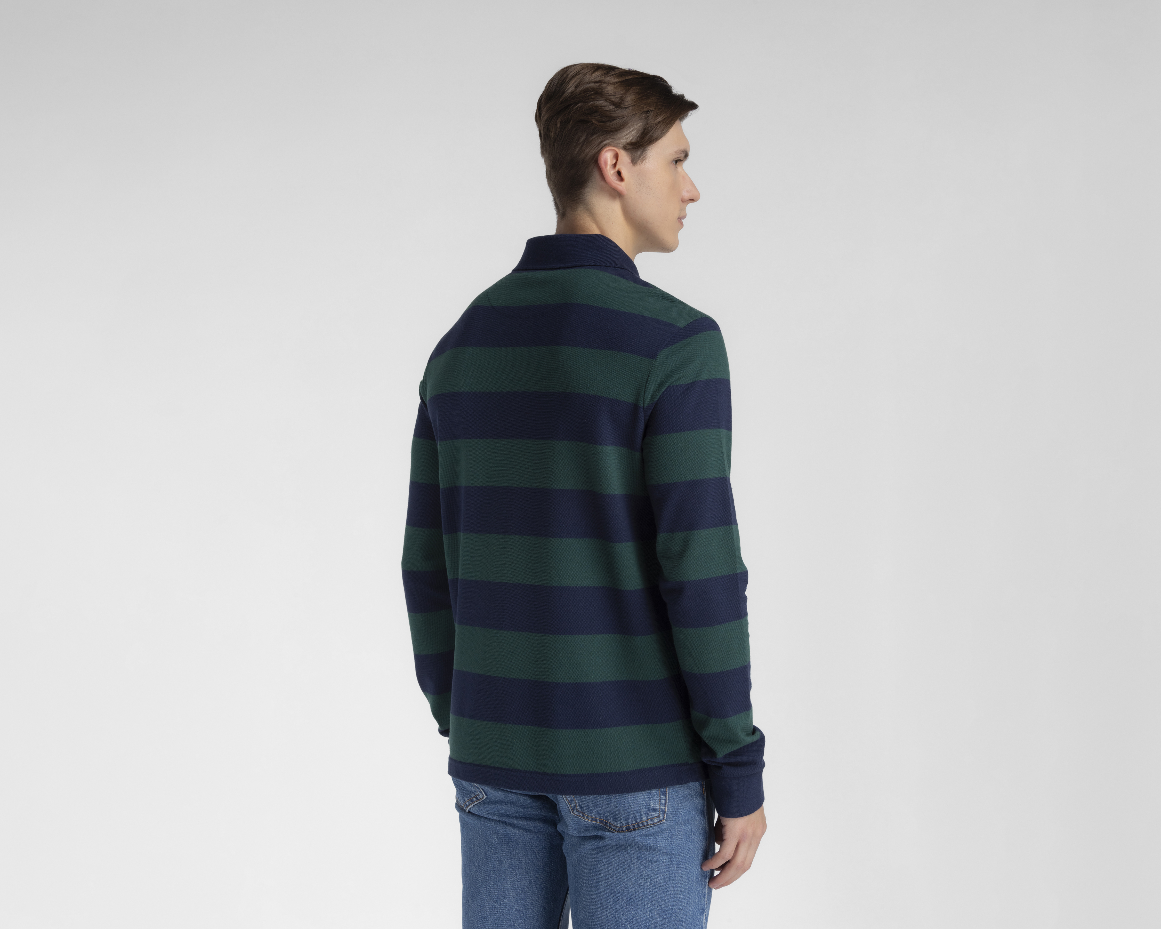 Foto 2 | Foto 3 | Playera Polo Refill Manga Larga para Hombre