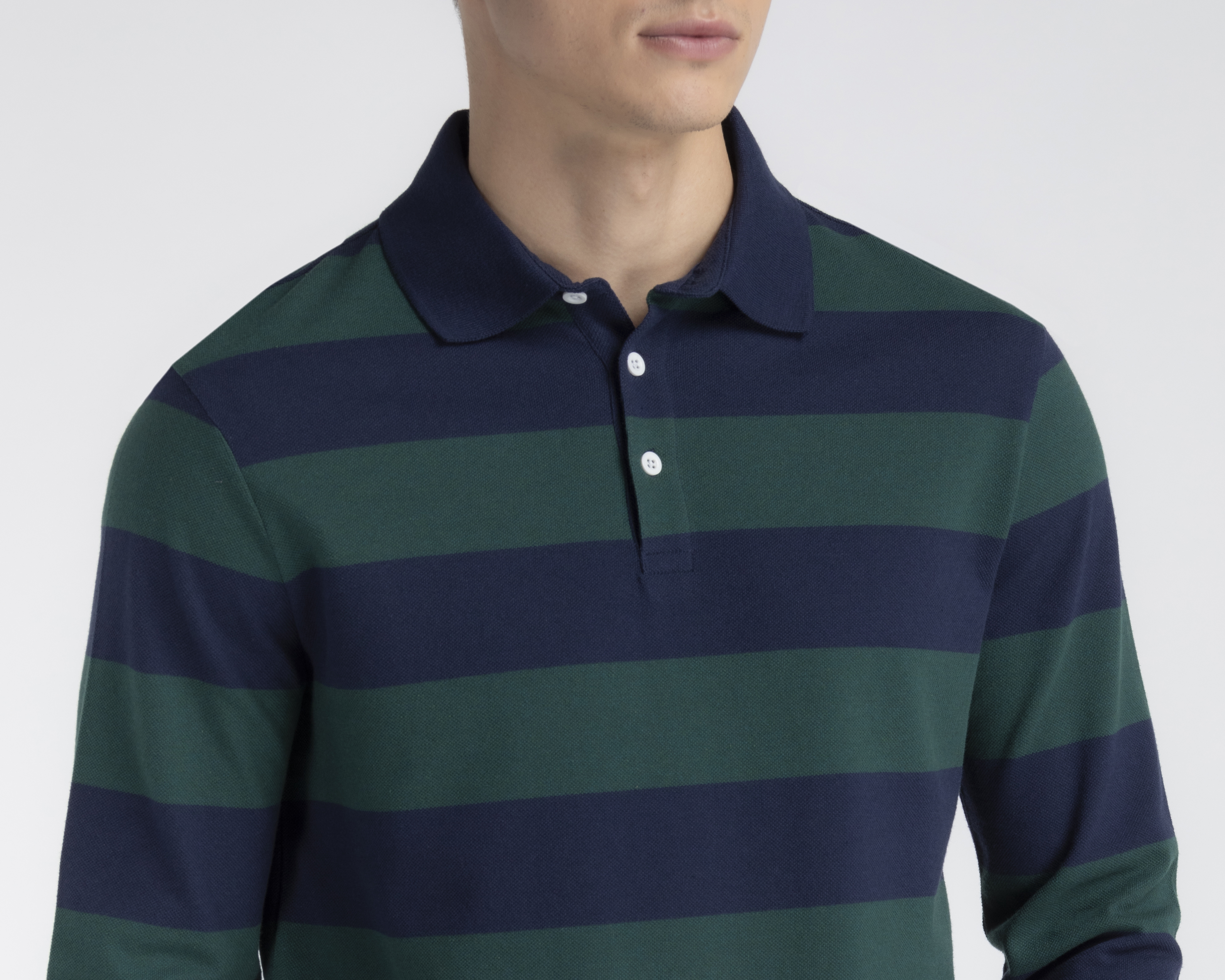 Foto 4 pulgar | Foto 9 | Playera Polo Refill Manga Larga para Hombre