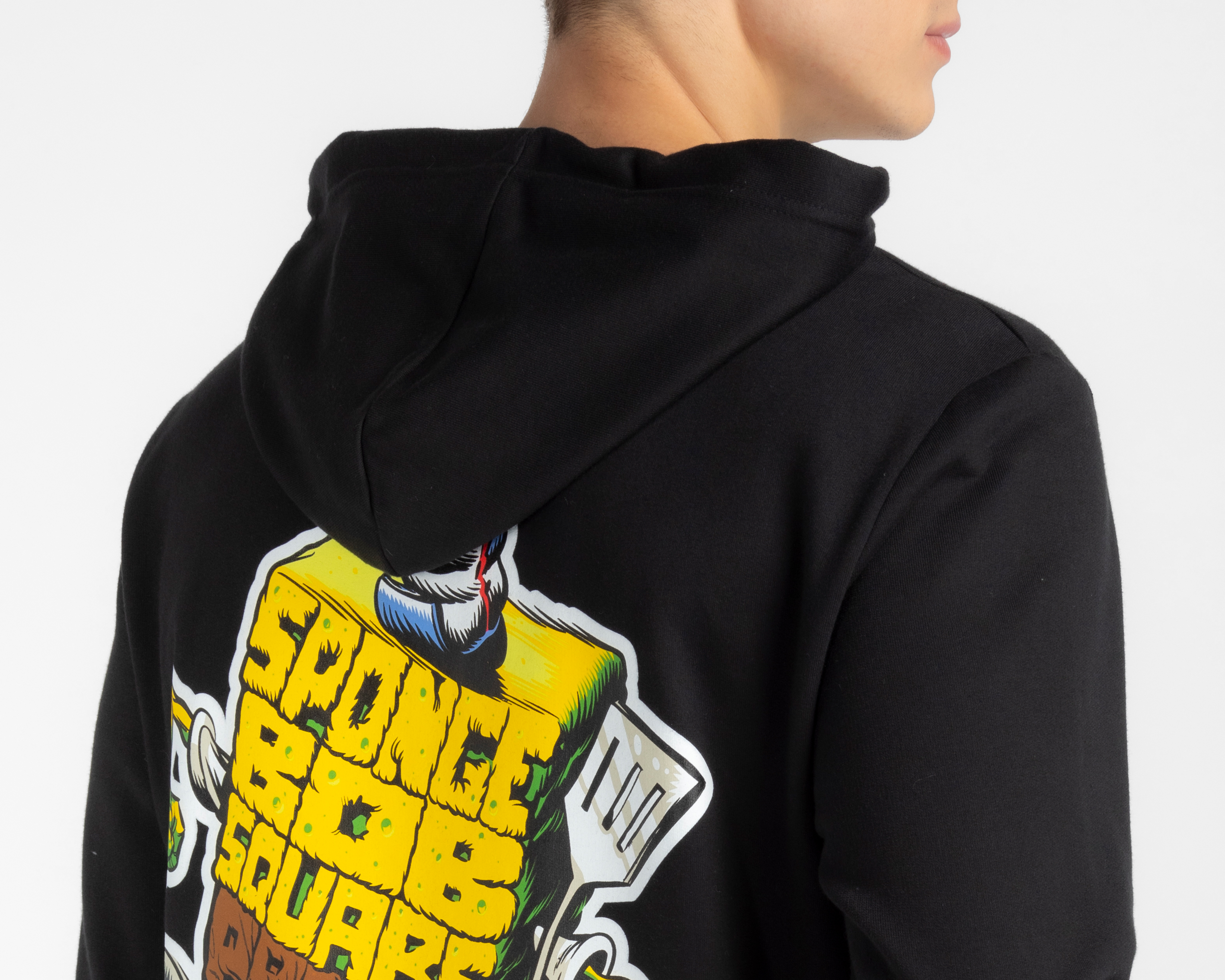 Foto 5 pulgar | Foto 4 | Sudadera Bob Esponja con Capucha