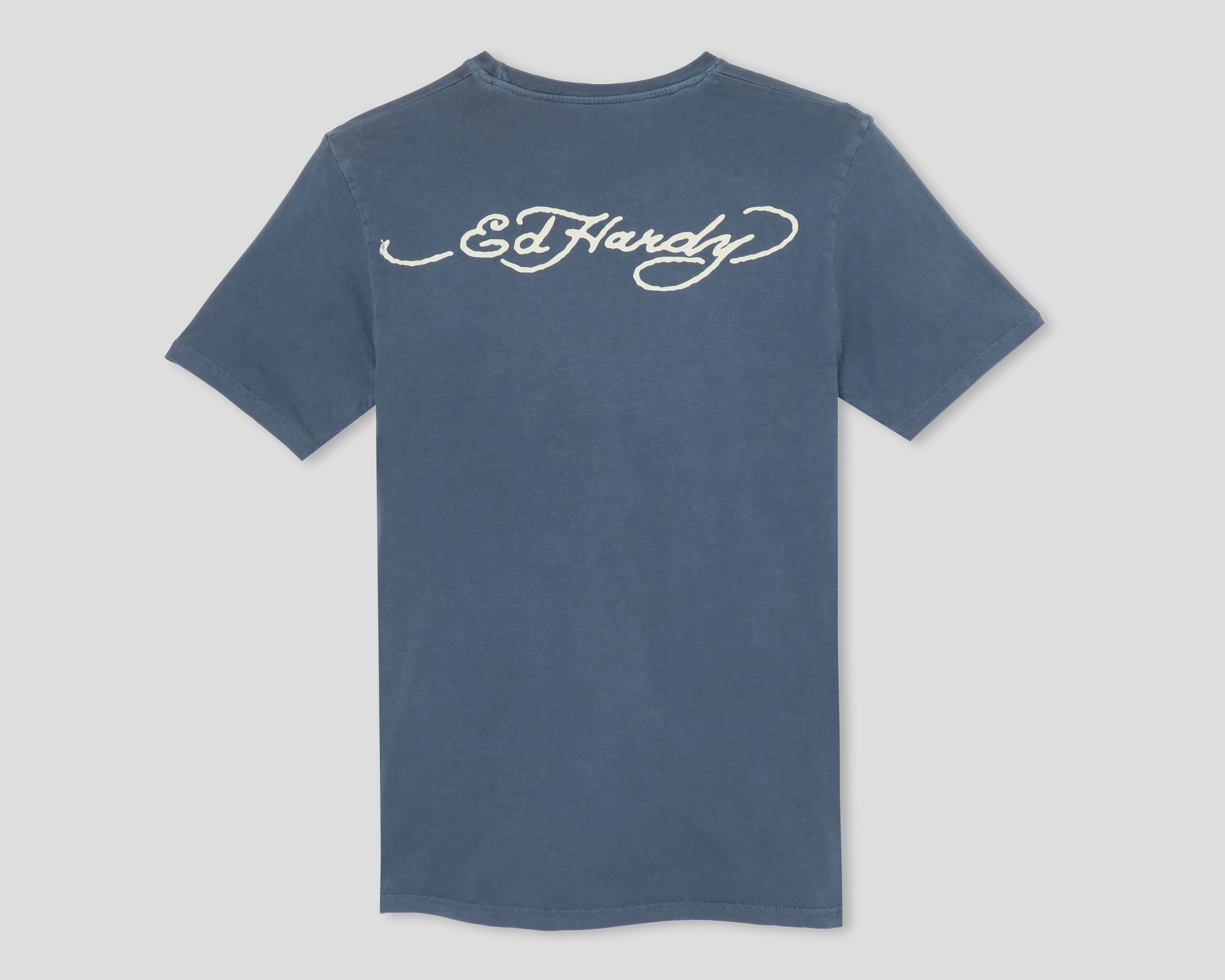 Foto 2 | Foto 2 | Playera Cuello Redondo Gris Ed Hardy para Hombre