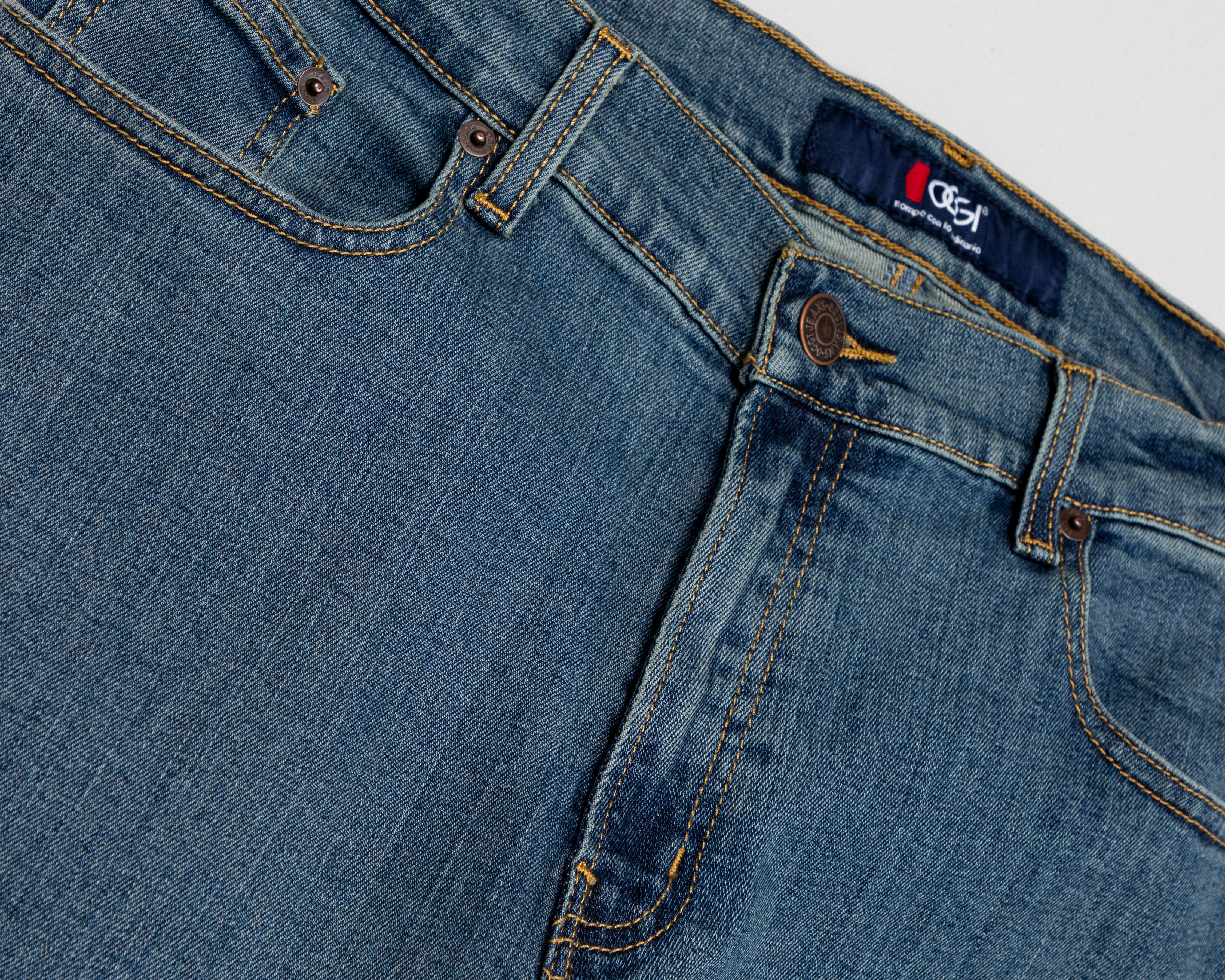 Foto 4 pulgar | Foto 3 | Jeans Rectos Oggi Iron Sky Light para Hombre
