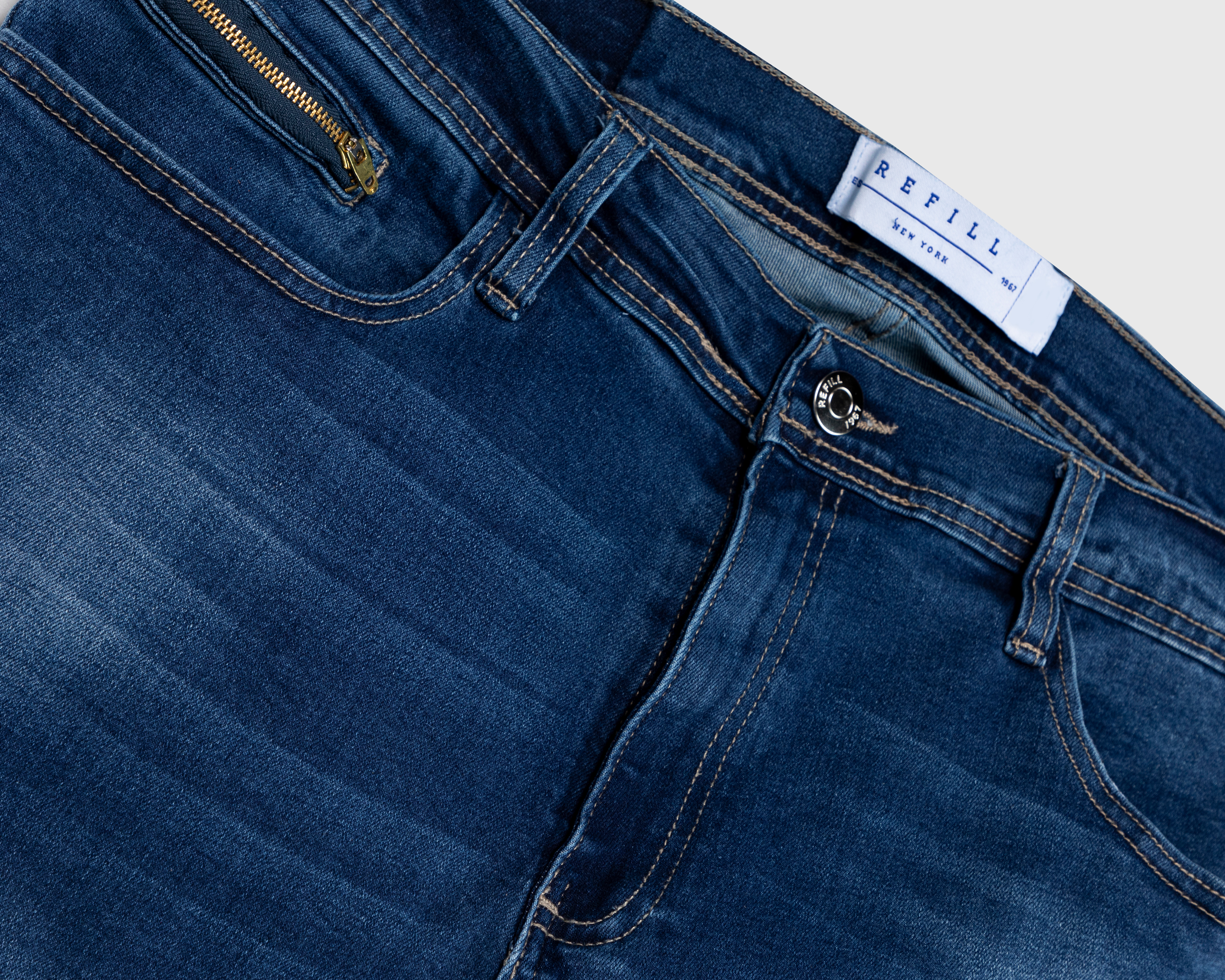 Foto 3 | Foto 3 | Jeans Skinny Refill para Hombre