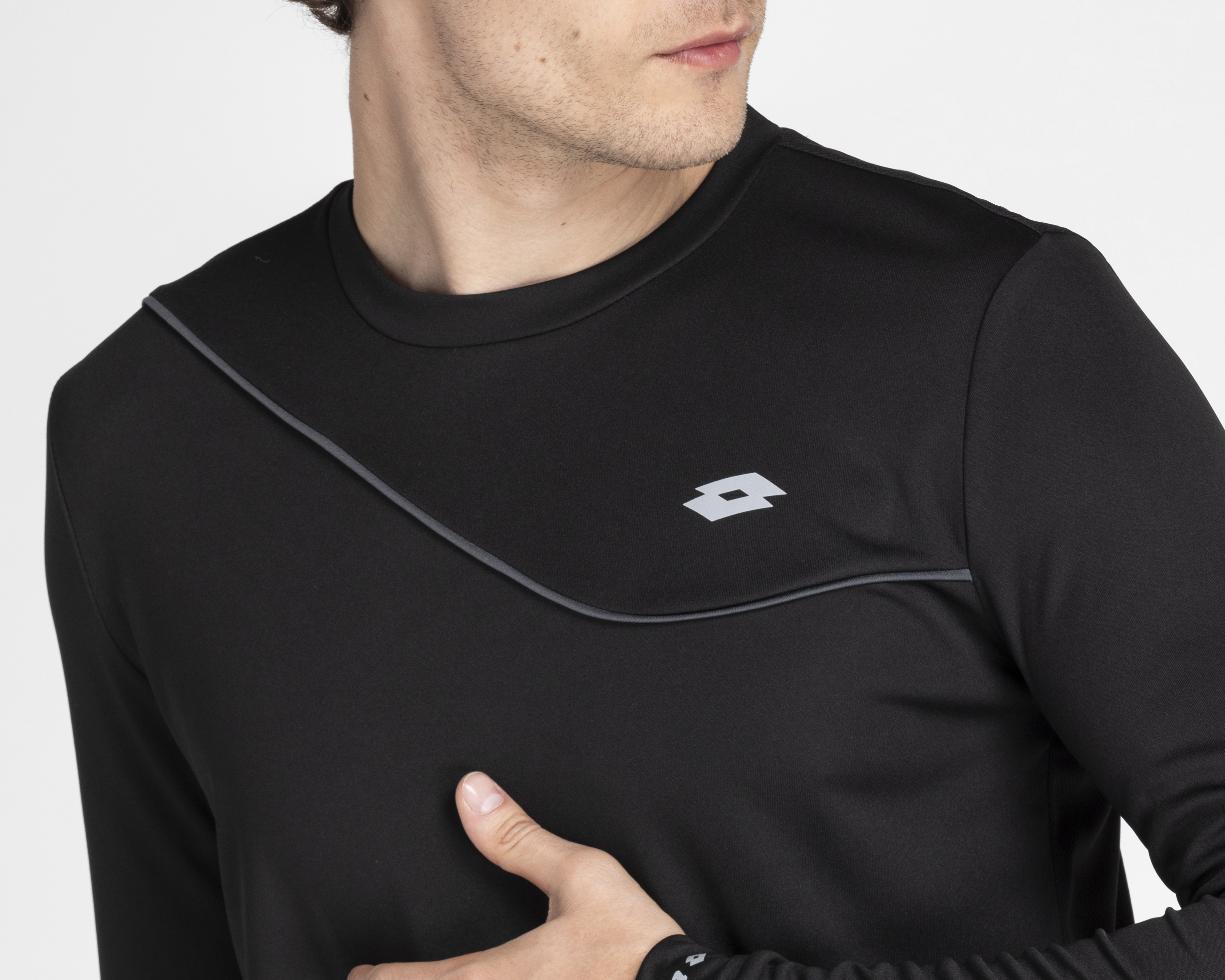 Foto 4 pulgar | Foto 3 | Playera Deportiva Lotto Manga Larga