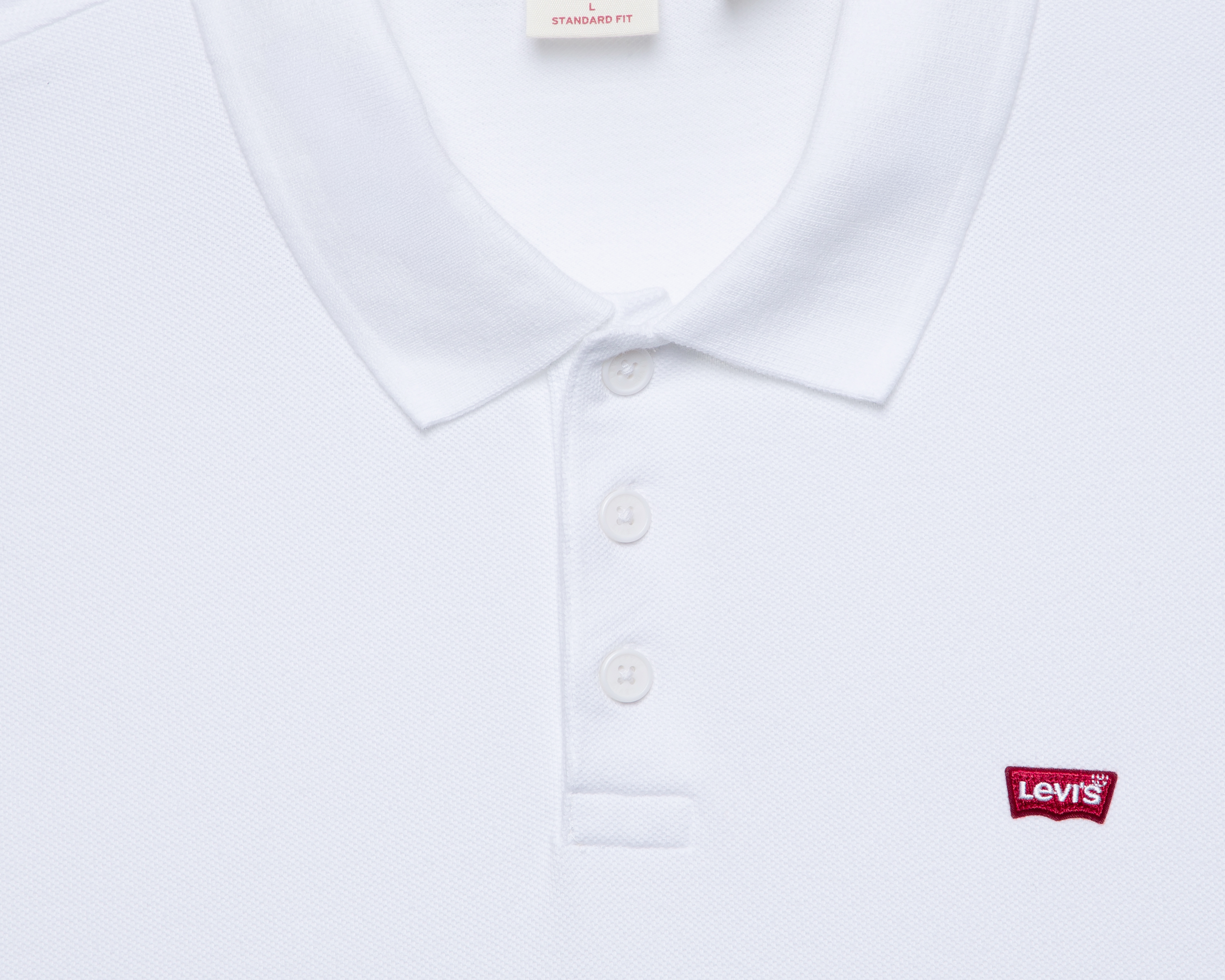 Foto 3 | Foto 3 | Playera Polo Levi's Blanca para Hombre