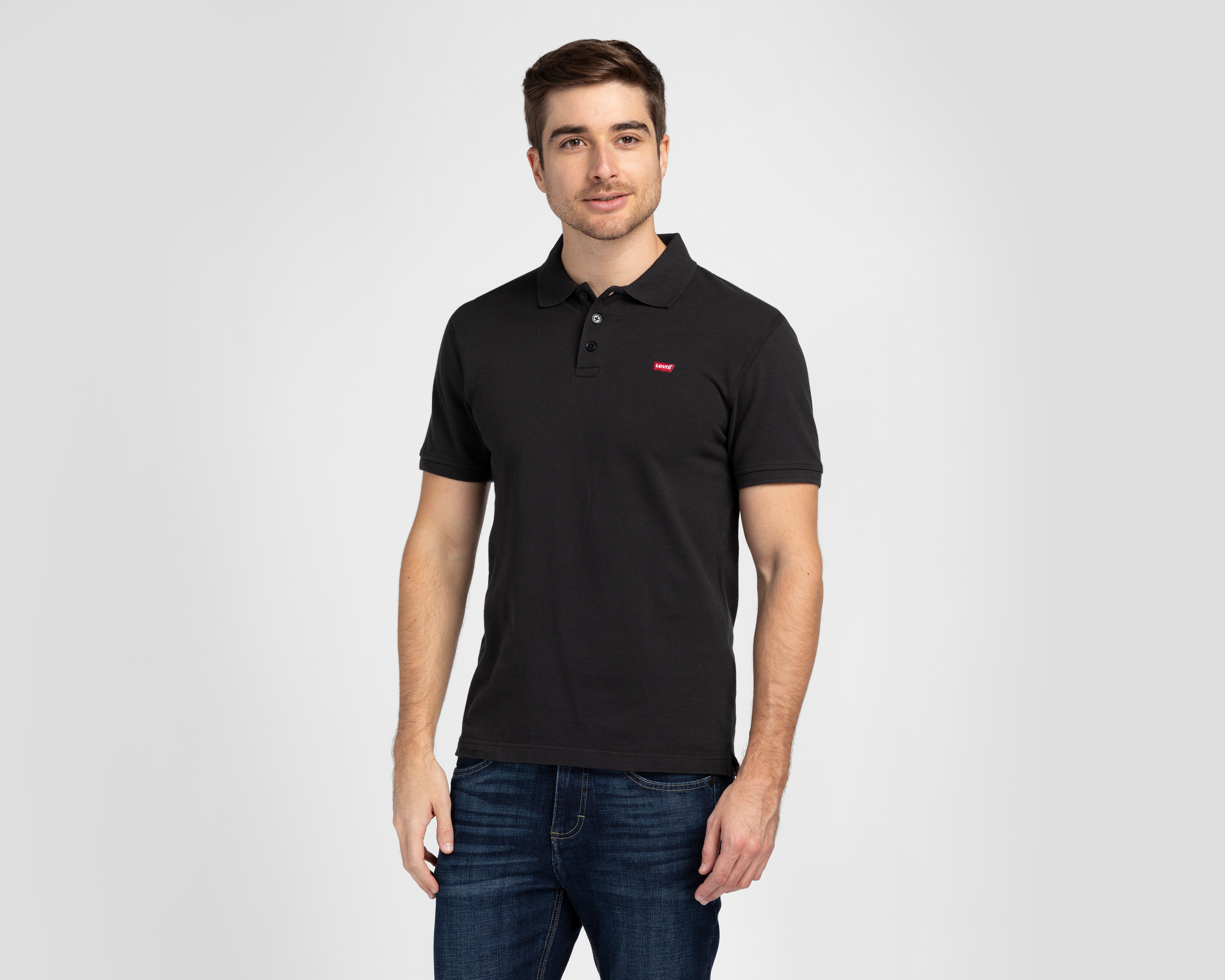 Playera Polo Levi's Negra para Hombre