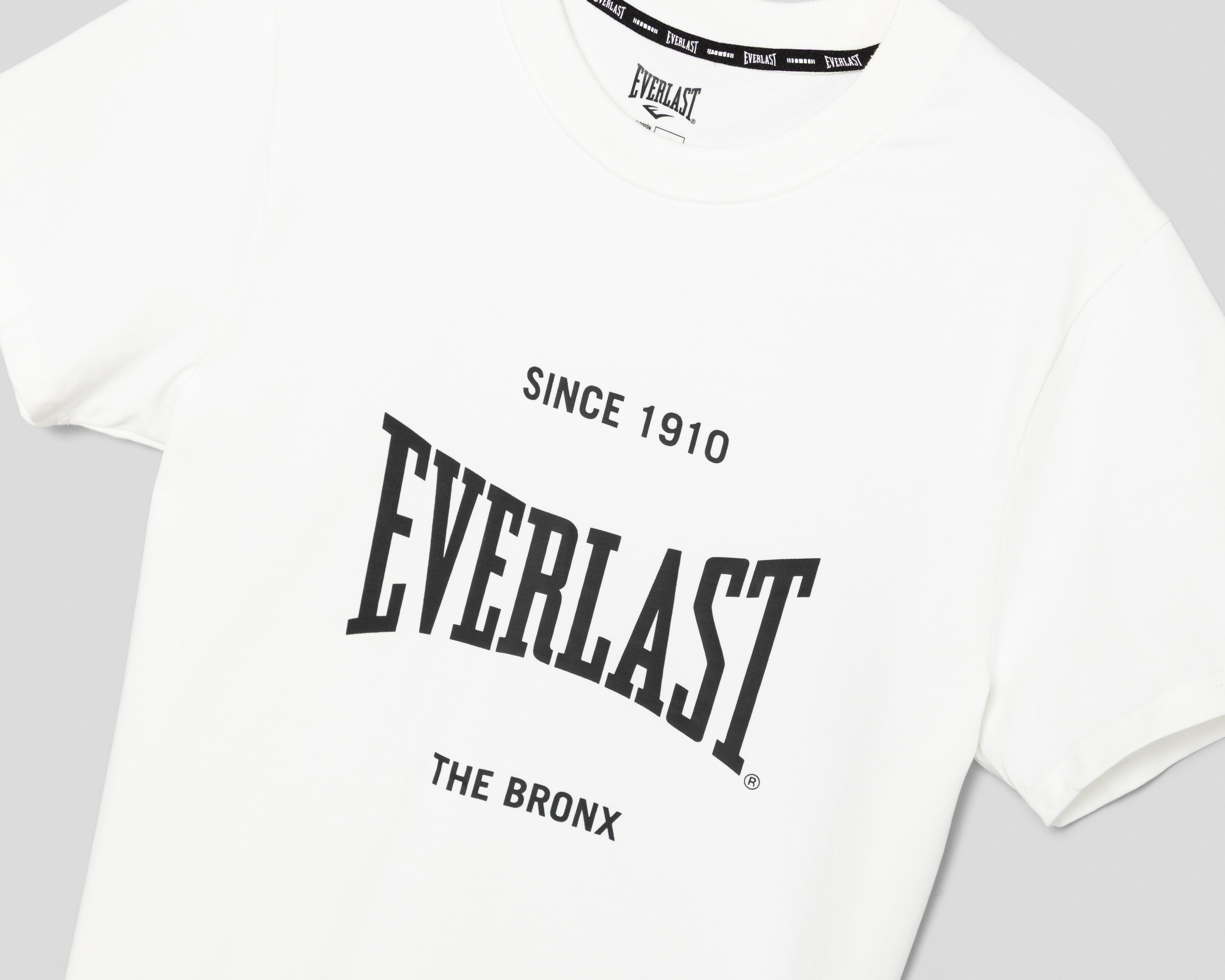 Foto 4 pulgar | Foto 3 | Playera de Cuello Redondo Everlast Blanca para Hombre