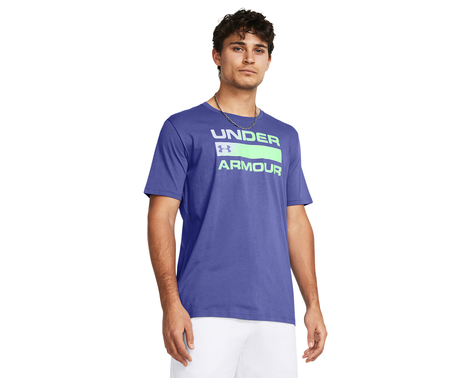 Playera Deportiva Under Armour Team Issue Wordmark Charged Cotton para Hombre