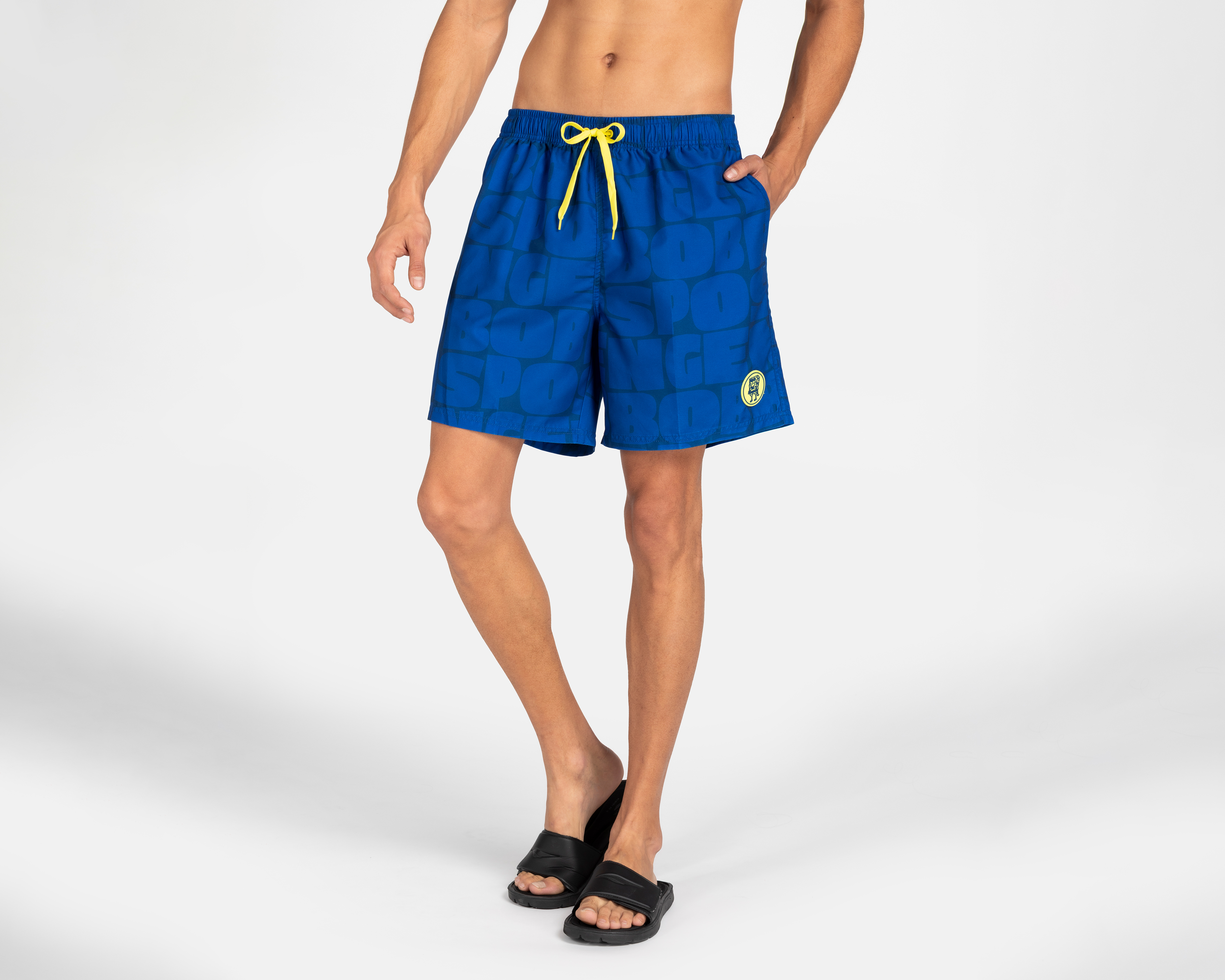 Foto 1 | Foto 1 | Traje de Baño Bob Esponja Azul para Hombre