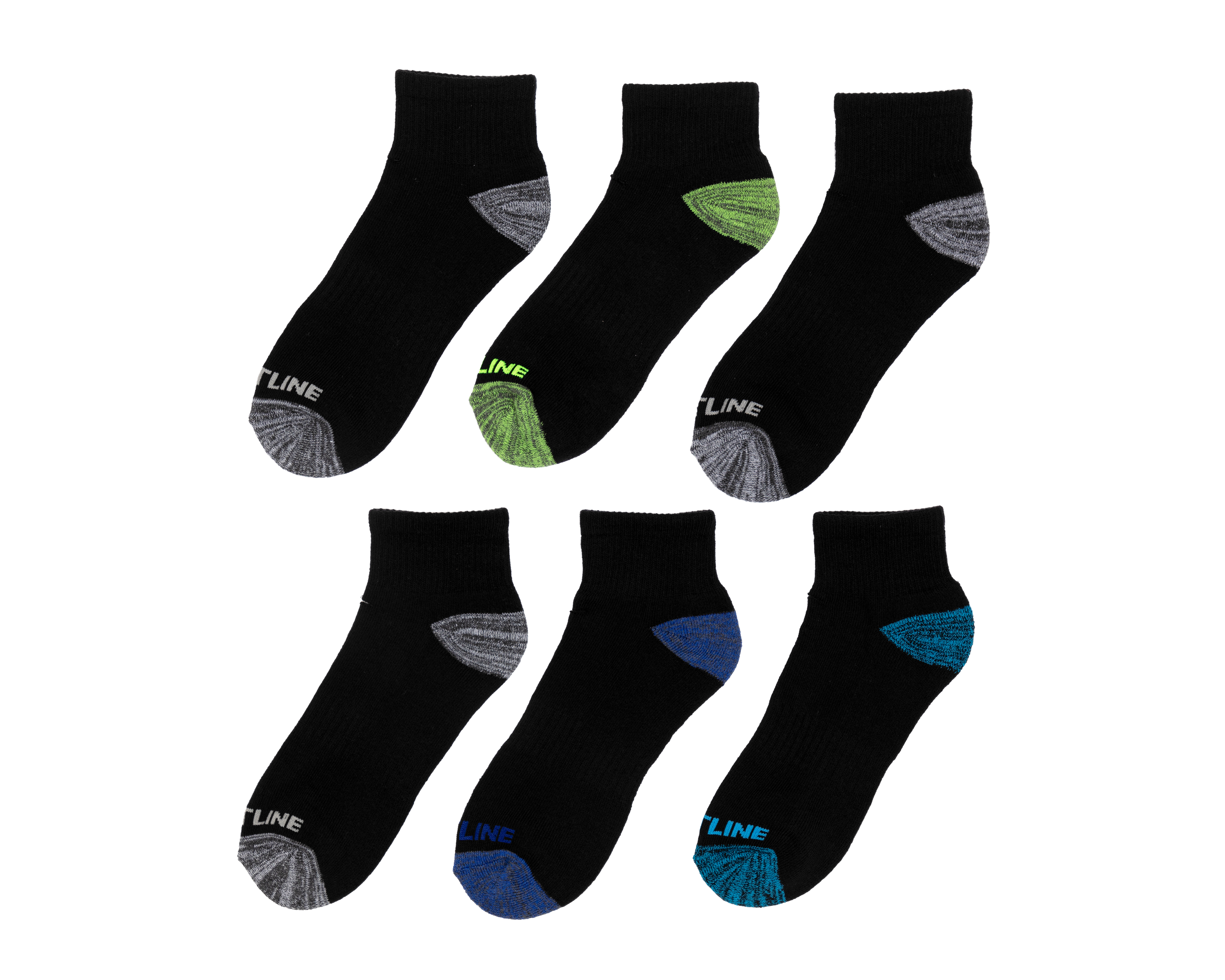 Foto 2 pulgar | Foto 1 | Calcetas Deportivas Sportline para Hombre 6 Pares