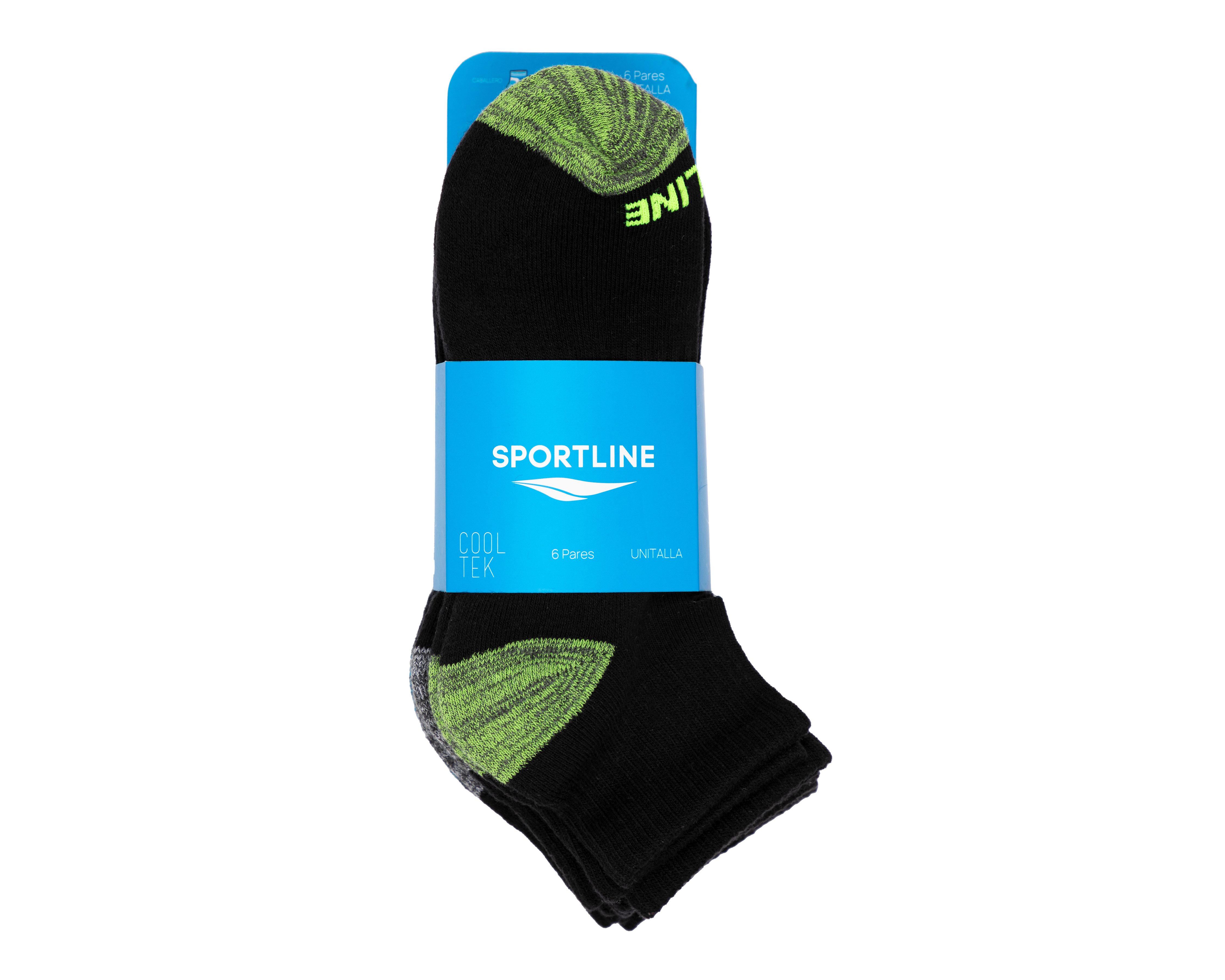 Foto 4 pulgar | Foto 3 | Calcetas Deportivas Sportline para Hombre 6 Pares