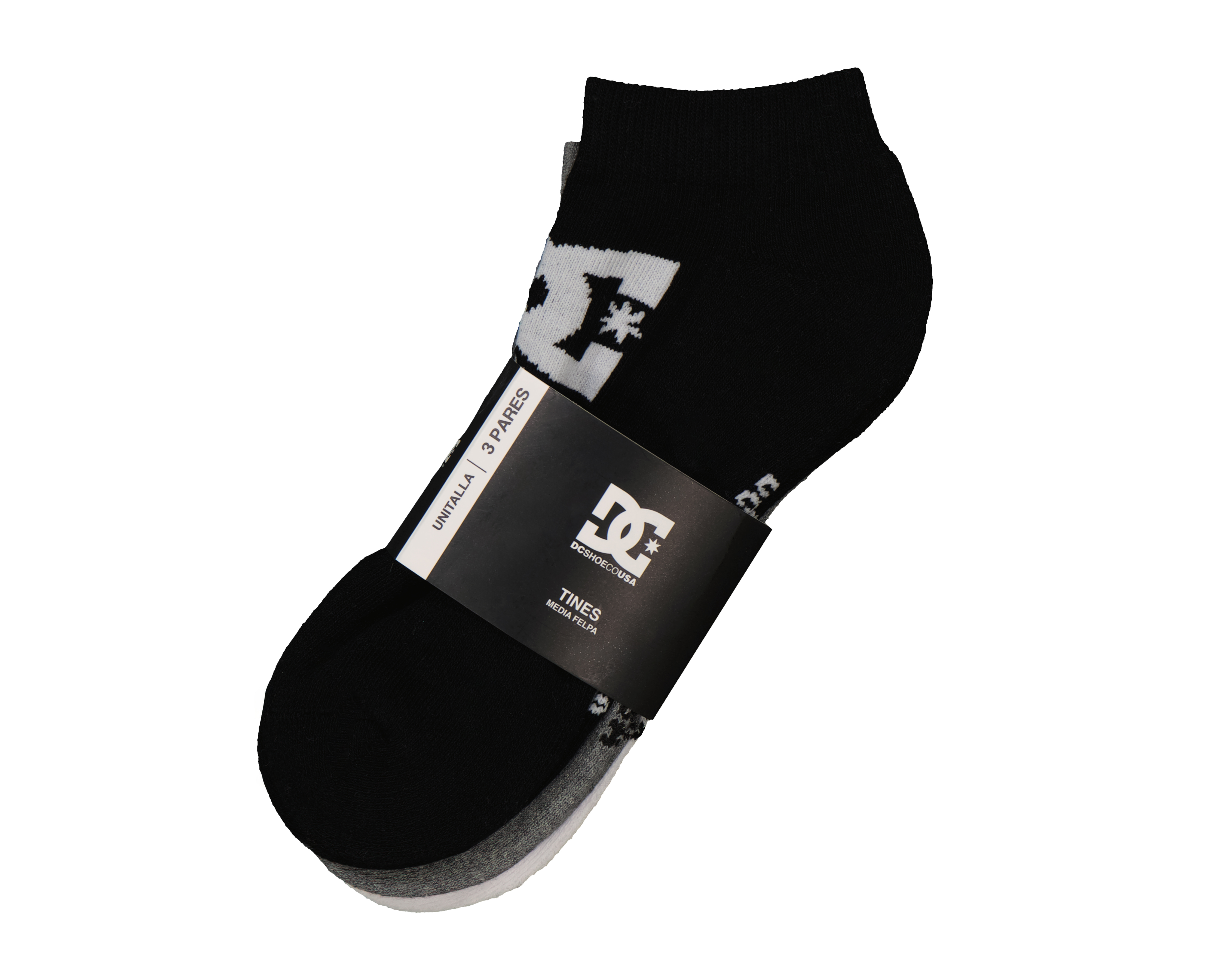 Foto 3 | Foto 3 | Calcetas Tines DC Shoes para Hombre 3 Pares