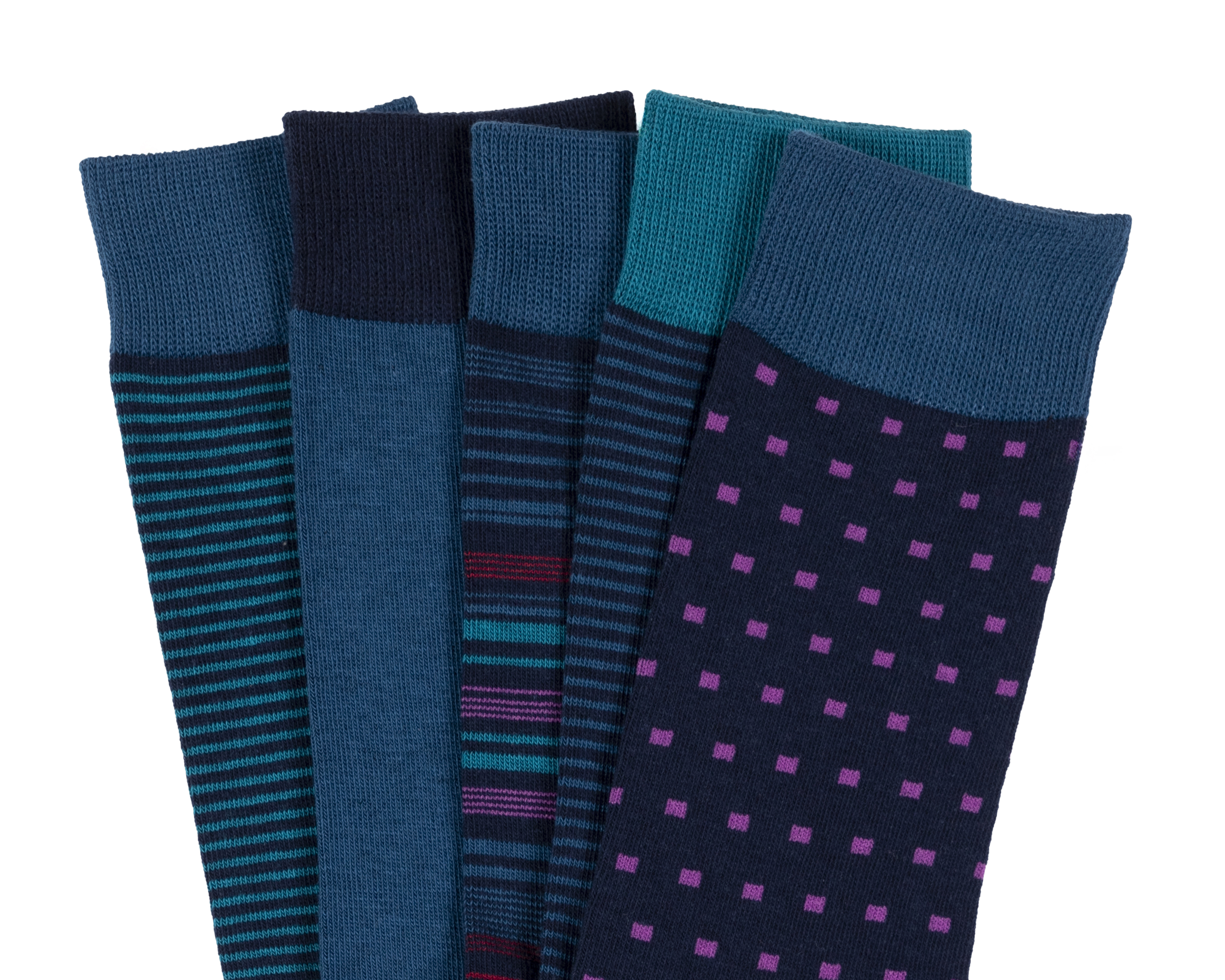 Foto 2 | Foto 2 | Calcetas de Vestir Wall Street para Hombre 5 Pares