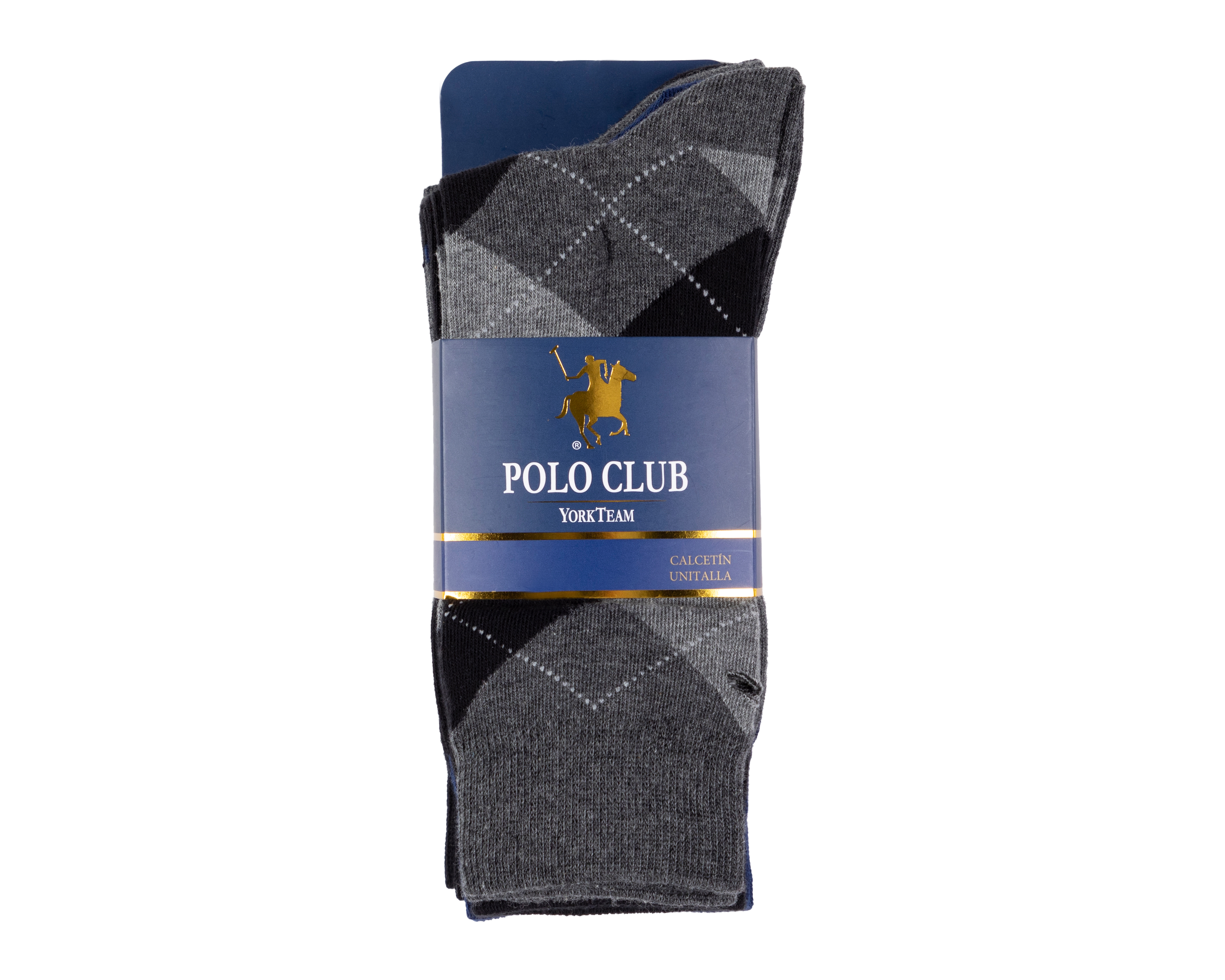 Foto 4 pulgar | Foto 3 | Calcetas de Vestir York Team Polo Club para Hombre 5 Pares