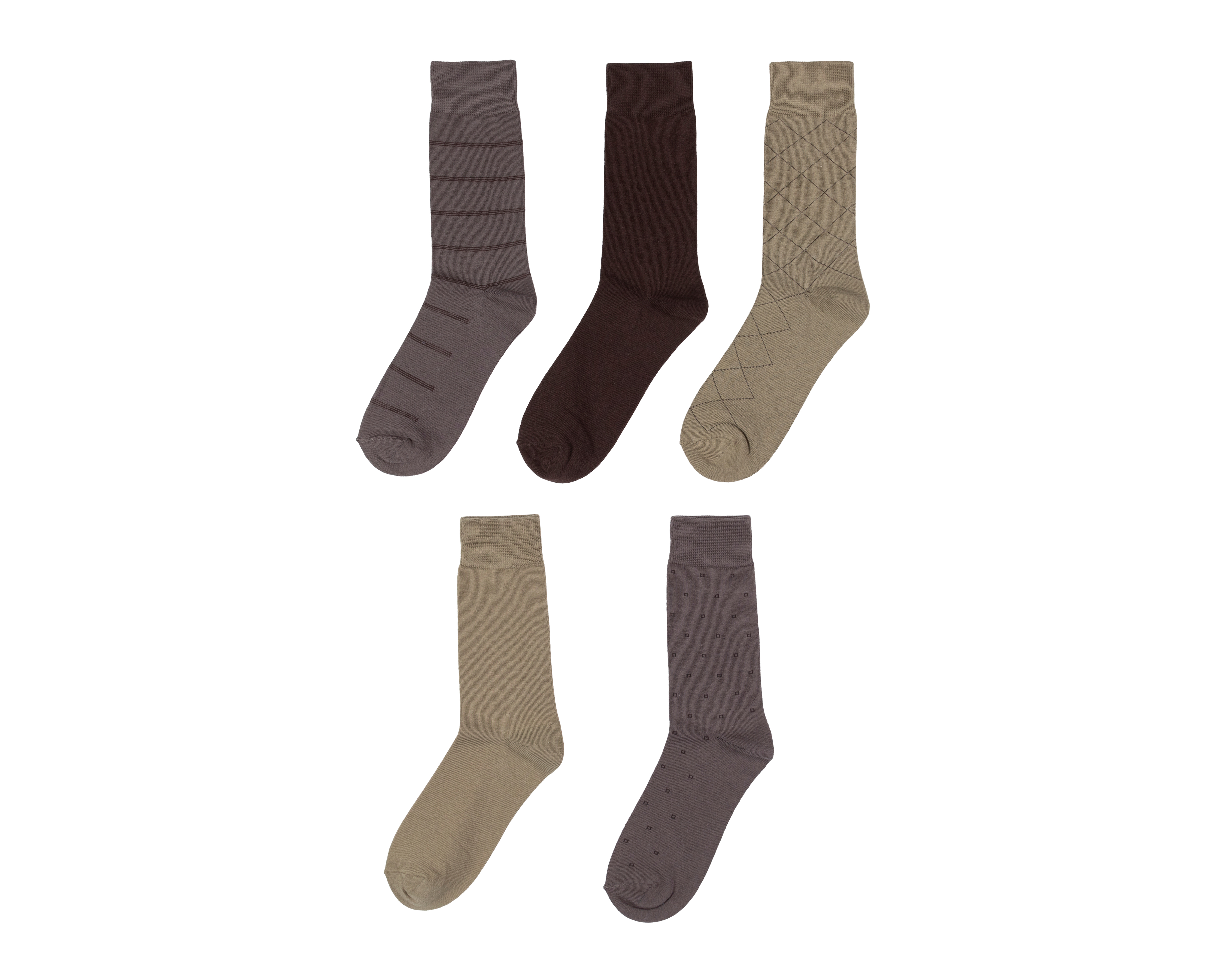 Foto 2 pulgar | Foto 1 | Calcetas de Vestir Wall Street para Hombre 5 Pares