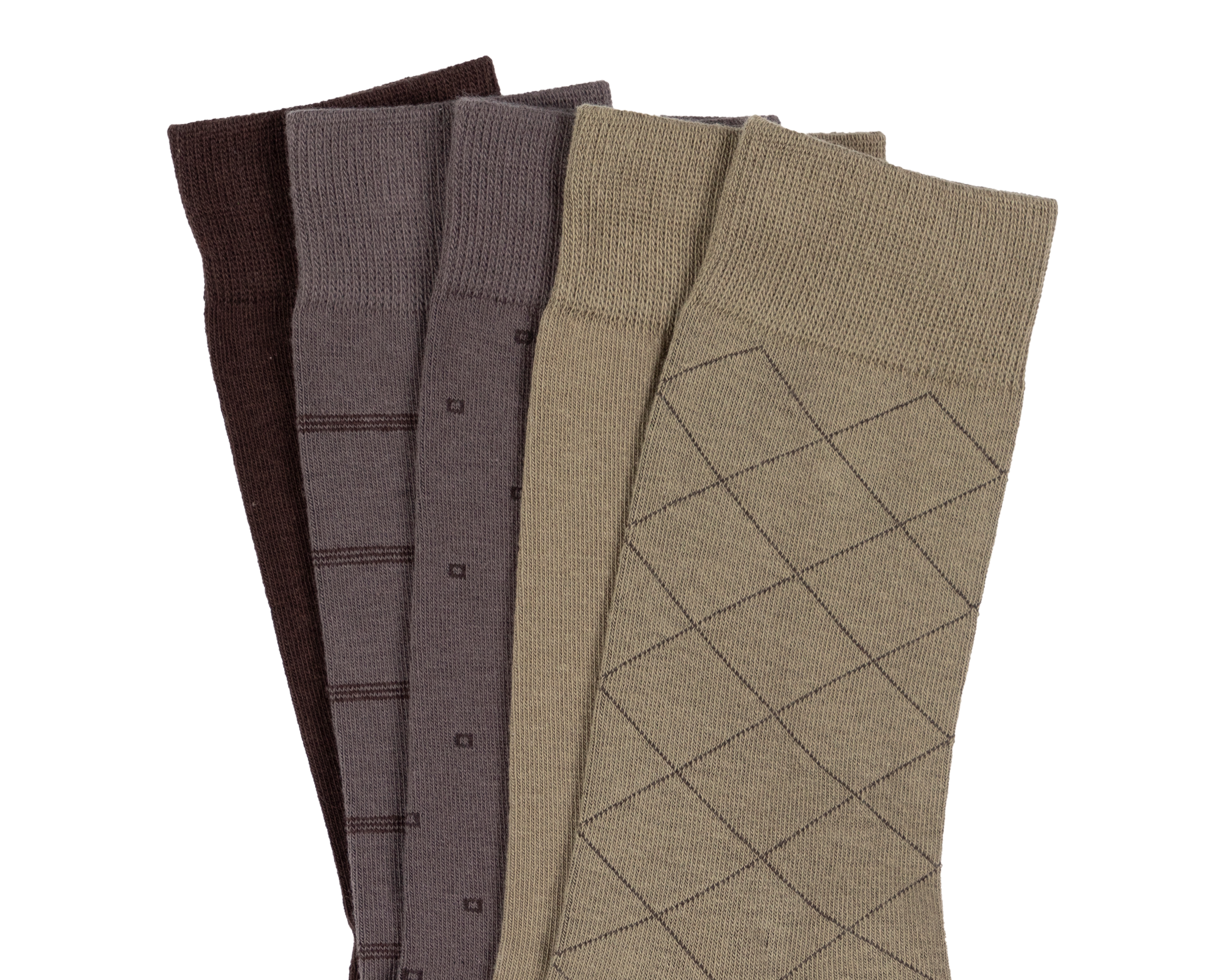 Foto 3 pulgar | Foto 2 | Calcetas de Vestir Wall Street para Hombre 5 Pares