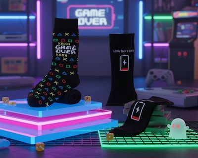 Foto 4 | Foto 4 | Calcetas Largas Neo*City para Hombre 2 Pares