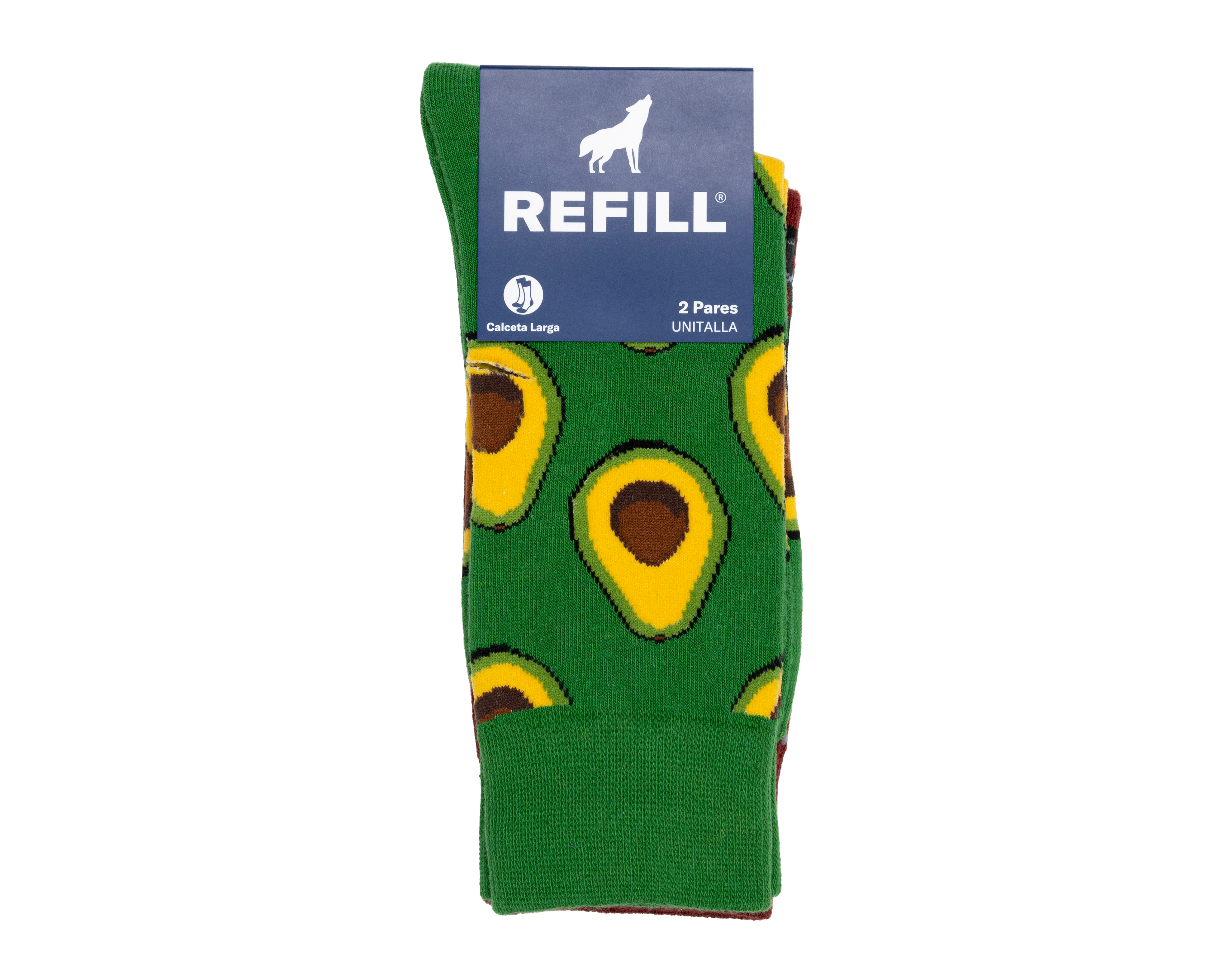 Foto 4 pulgar | Foto 3 | Calcetas Largas Refill para Hombre 2 Pares