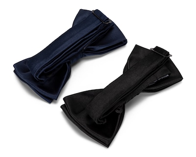 Foto 3 | Foto 3 | Corbata de Moño Lisa Wall Street 2 Piezas