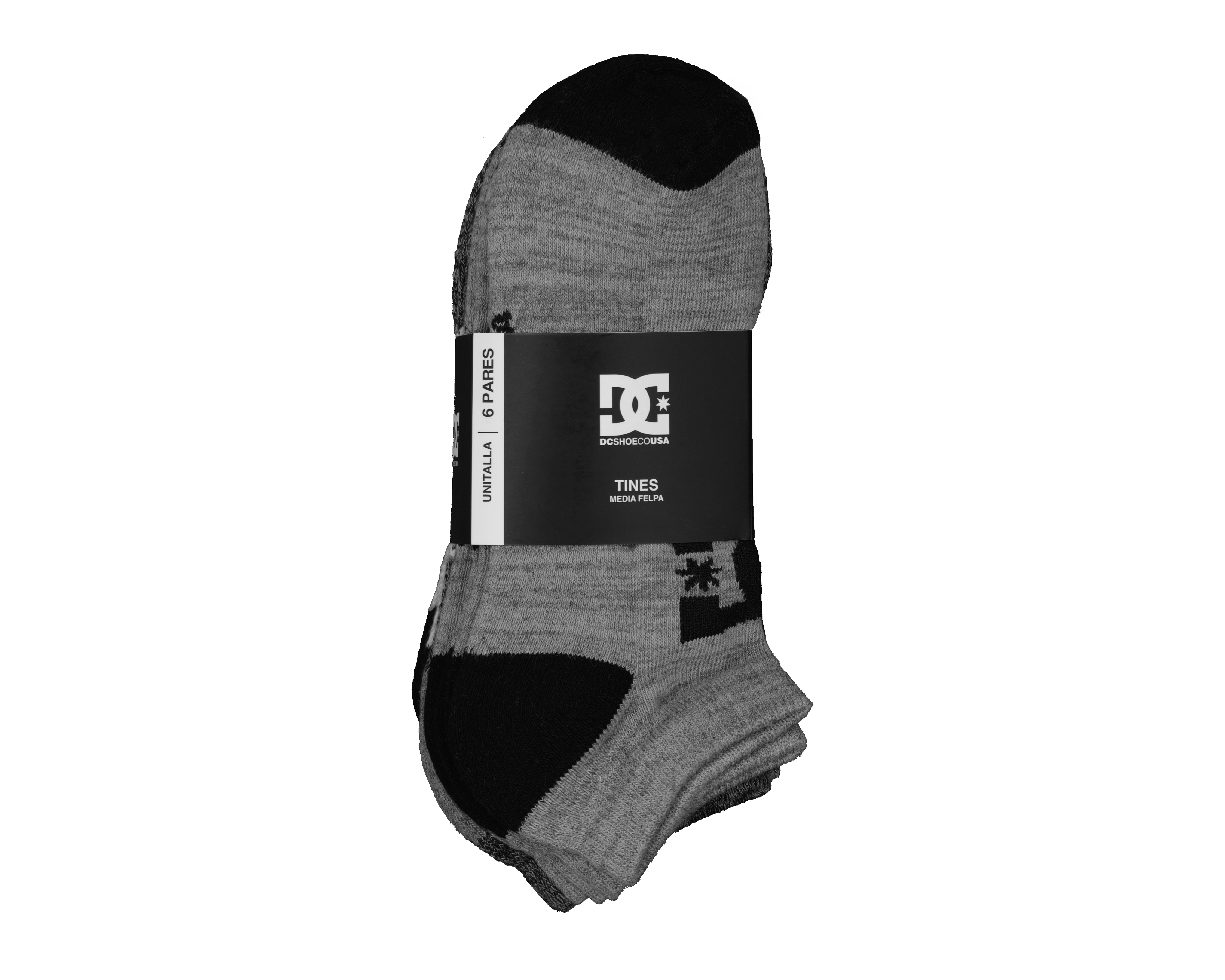 Foto 3 | Foto 3 | Calcetas Deportivas DC Shoes para Hombre 6 Pares