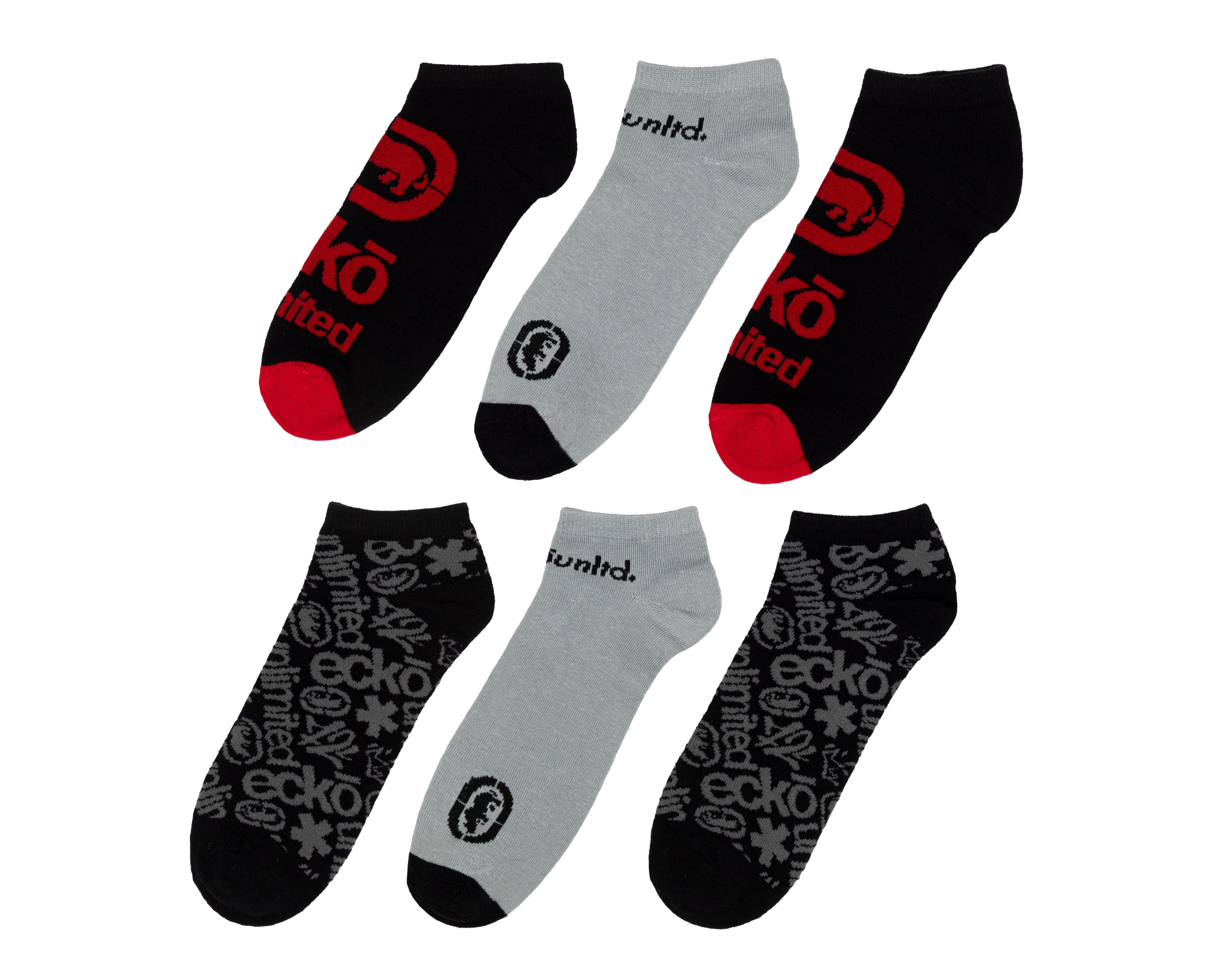 Foto 2 pulgar | Foto 1 | Calcetas Eckó Unltd. para Hombre 6 Pares