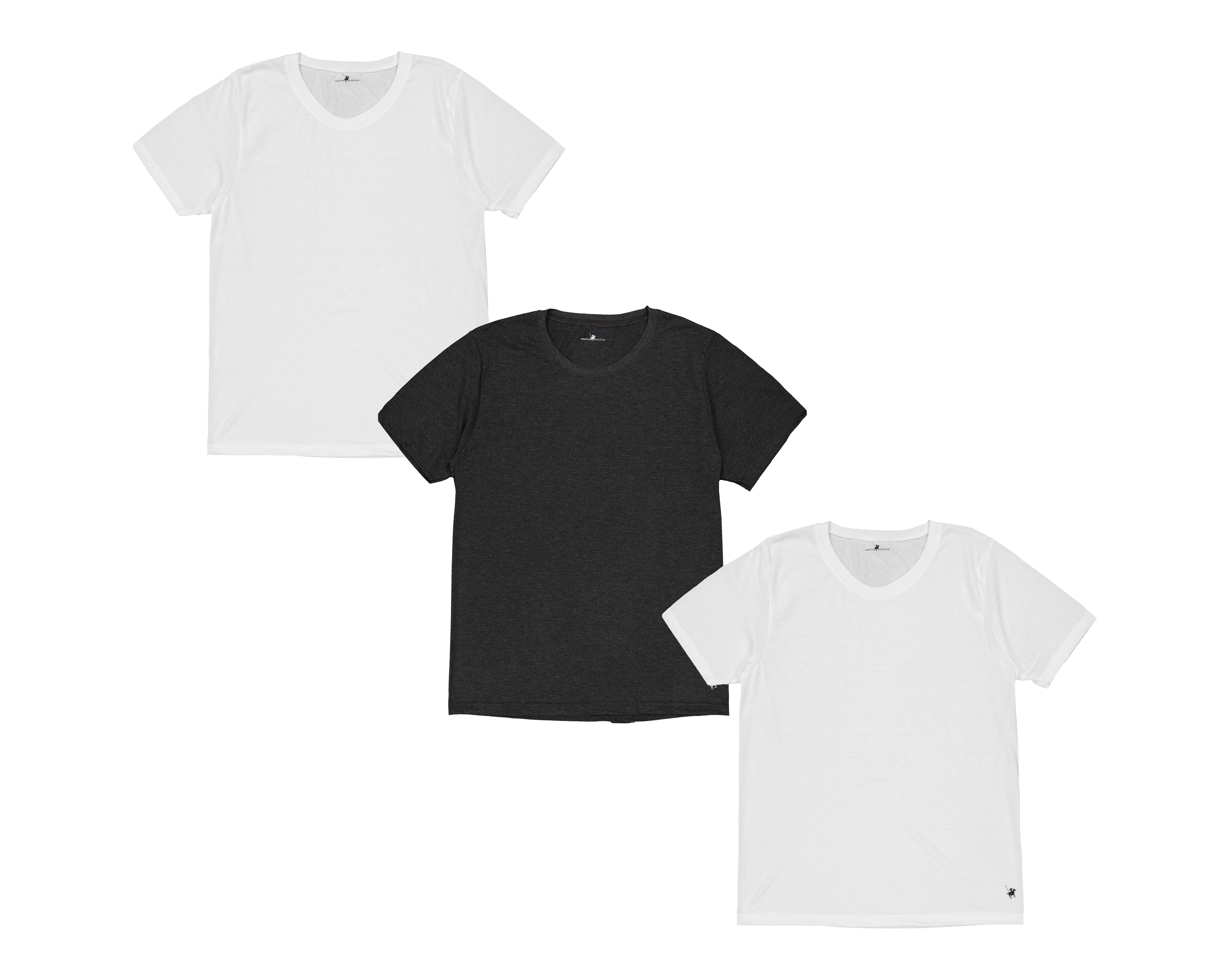 Playera Interior Cuello Redondo York Team Polo Club Blanca para Hombre