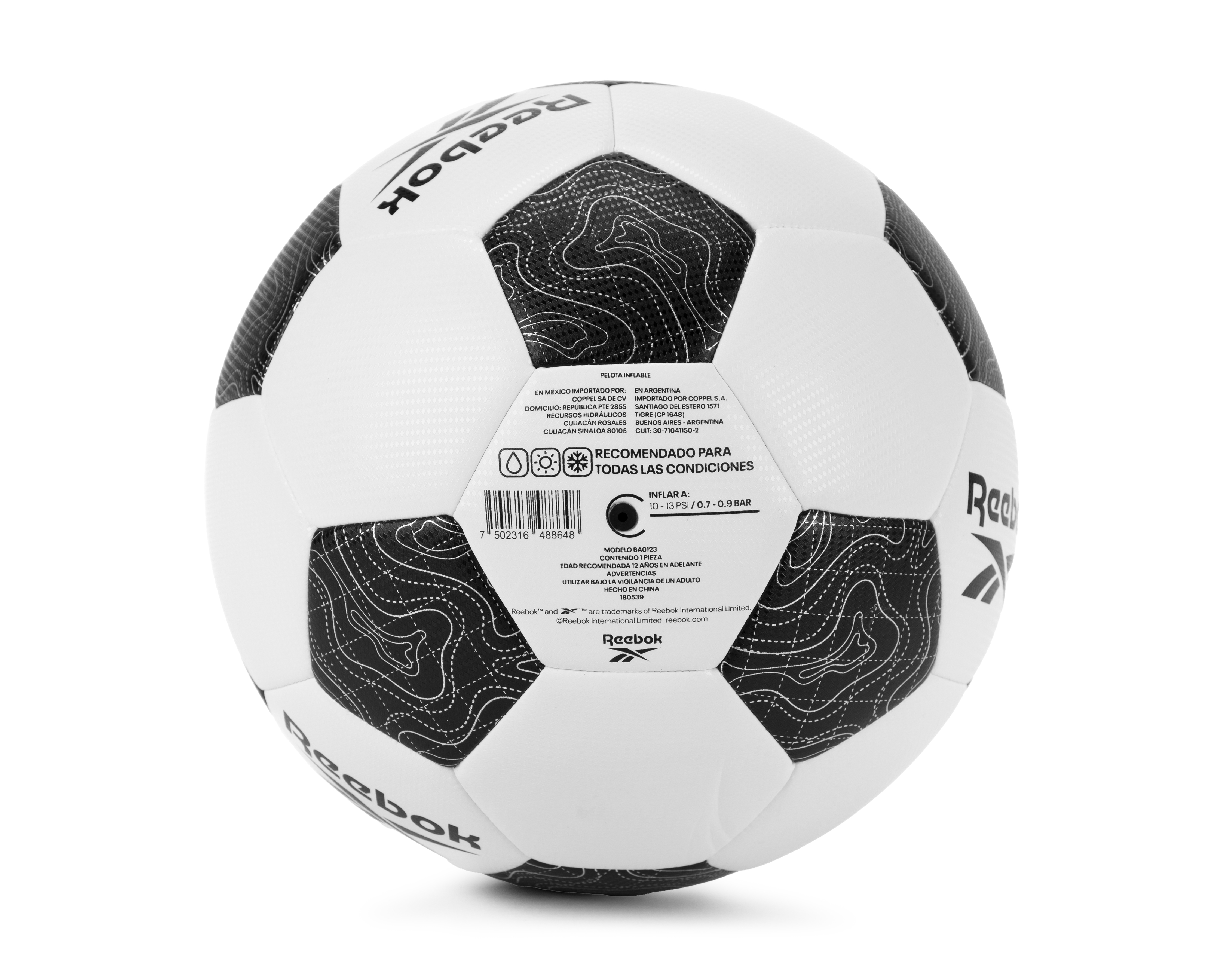 Foto 3 pulgar | Foto 2 | Balón de Futbol Reebok Tamaño 5