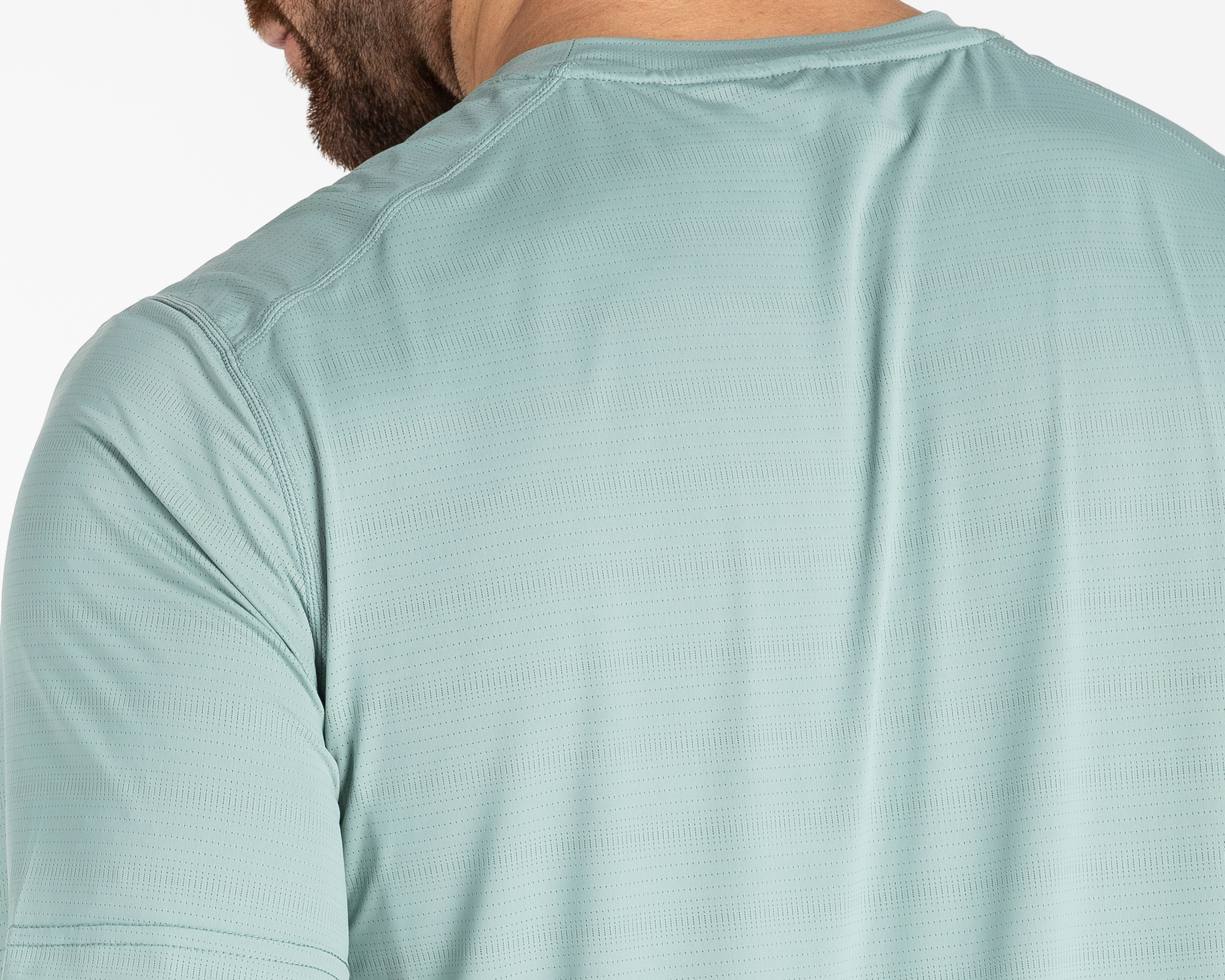 Foto 5 | Foto 5 | Playera Manga Corta iron Fit Cooltek Verde Menta