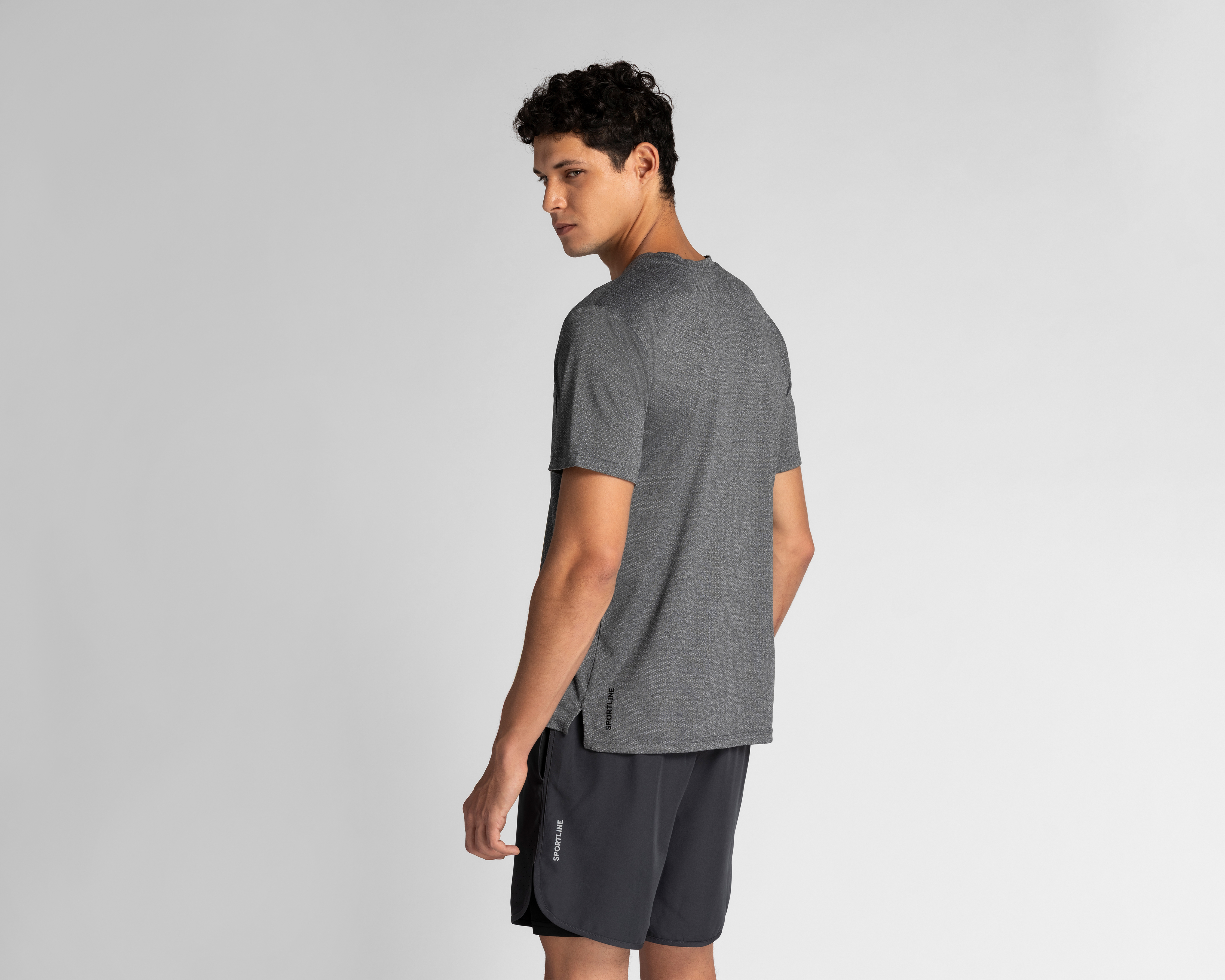 Foto 4 pulgar | Foto 3 | Playera Manga Corta Relax Pocket Gris