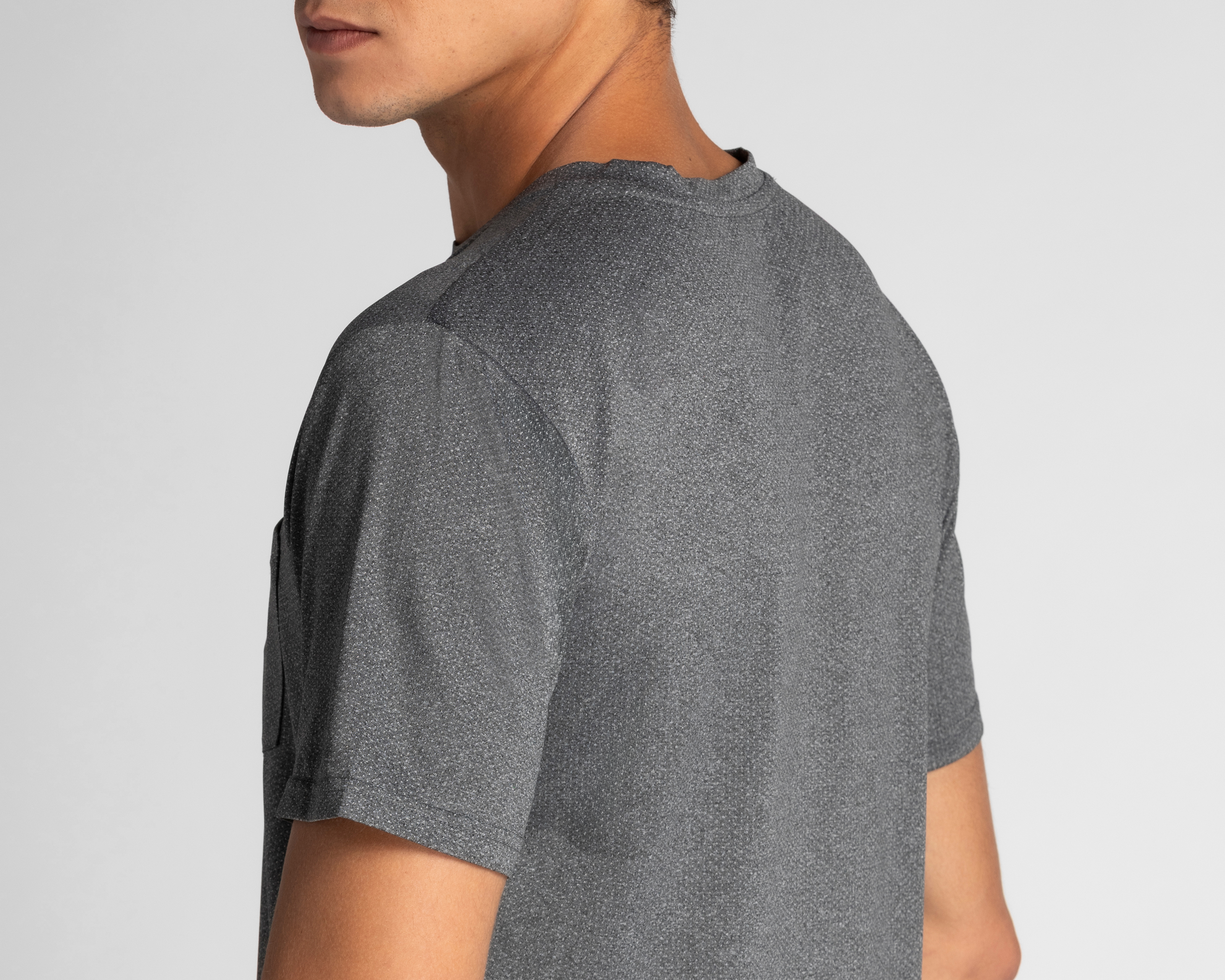 Foto 6 pulgar | Foto 5 | Playera Manga Corta Relax Pocket Gris