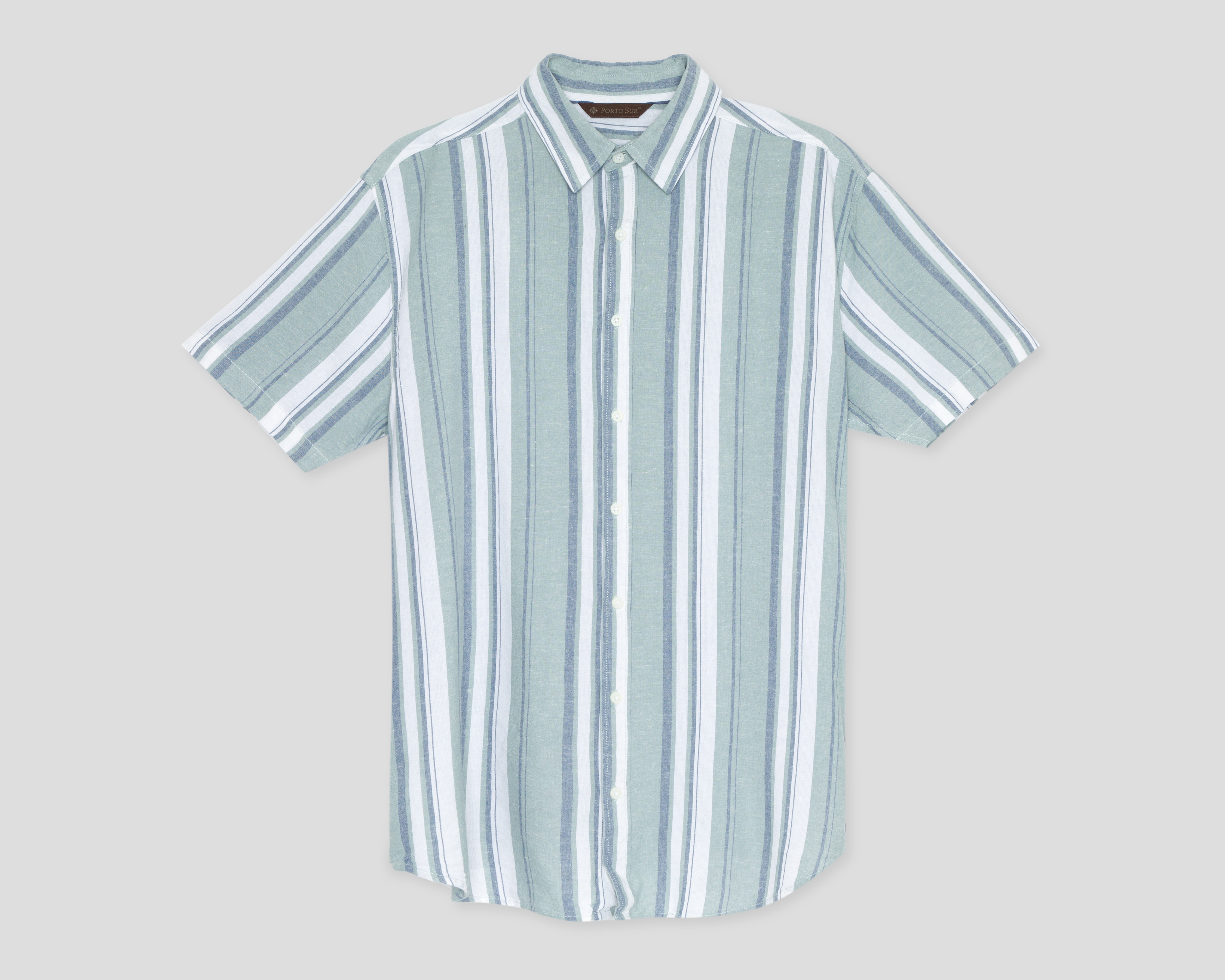 Camisa Casual Porto Sur Regular a Rayas para Hombre