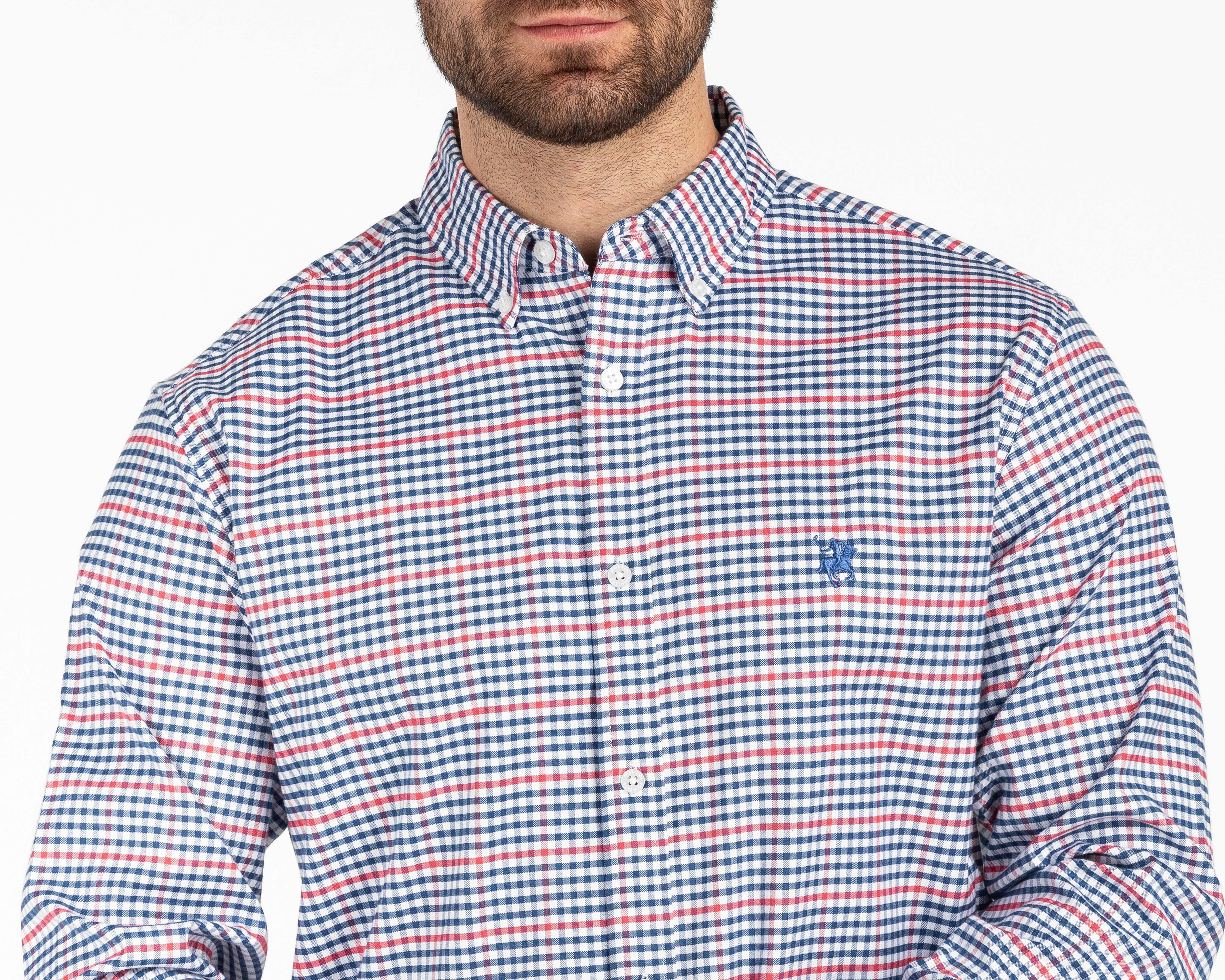 Foto 4 pulgar | Foto 3 | Camisa Casual York Team Polo Club Regular Fit a Cuadros para Hombre