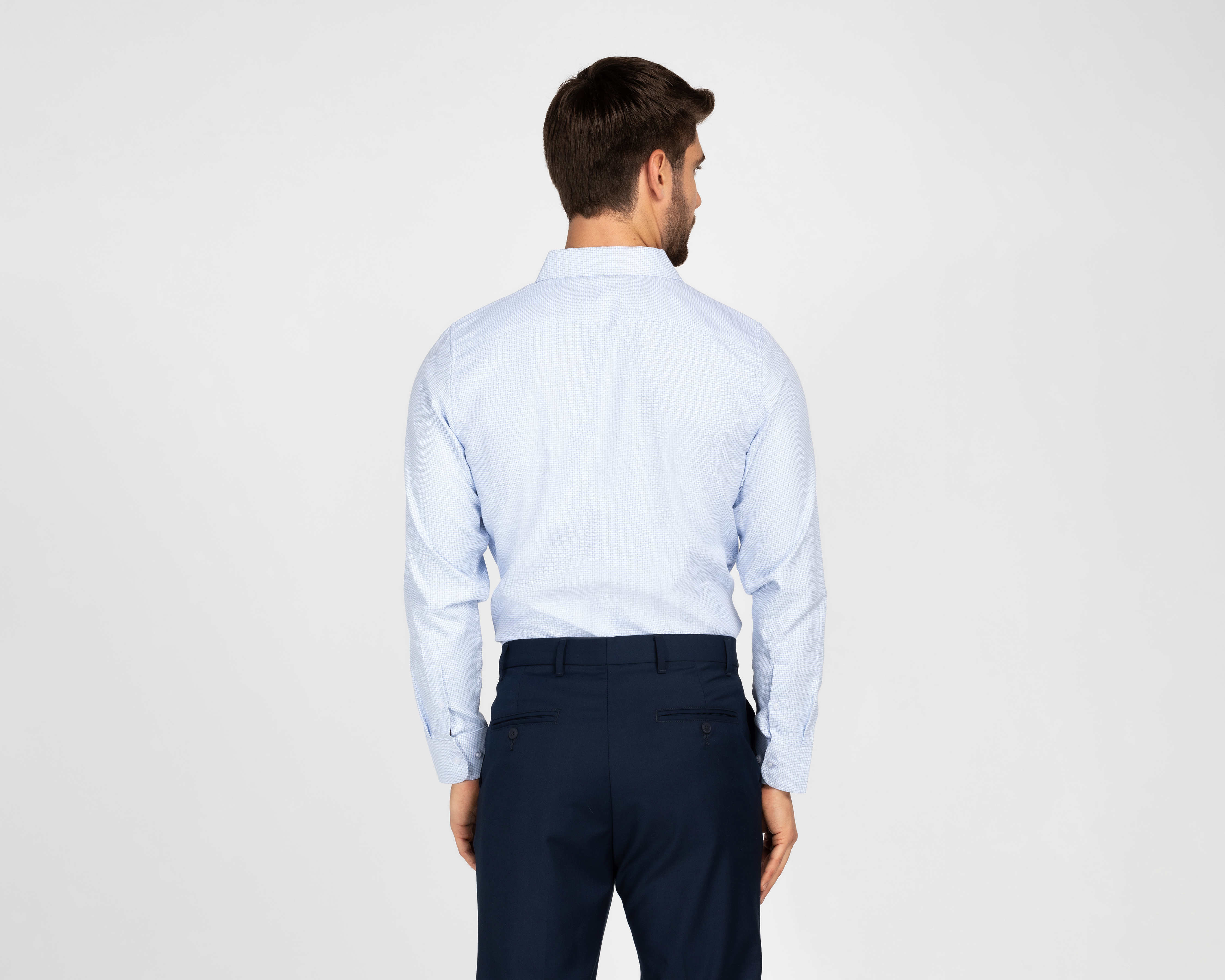 Foto 3 pulgar | Foto 2 | Camisa Casual Wall Street Regular a Rayas para Hombre