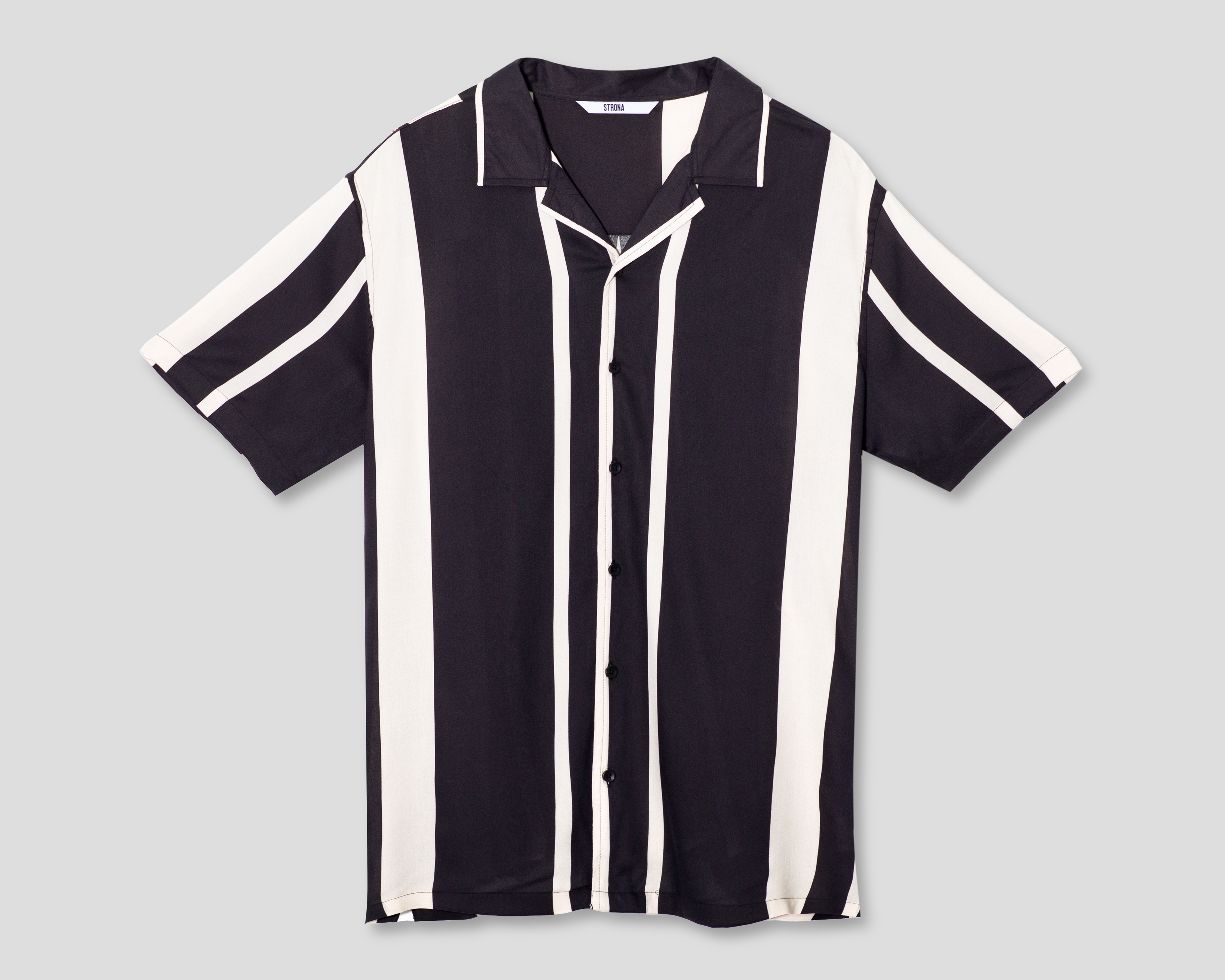 Foto 2 pulgar | Foto 1 | Camisa Casual Strona Regular Fit a Rayas para Hombre