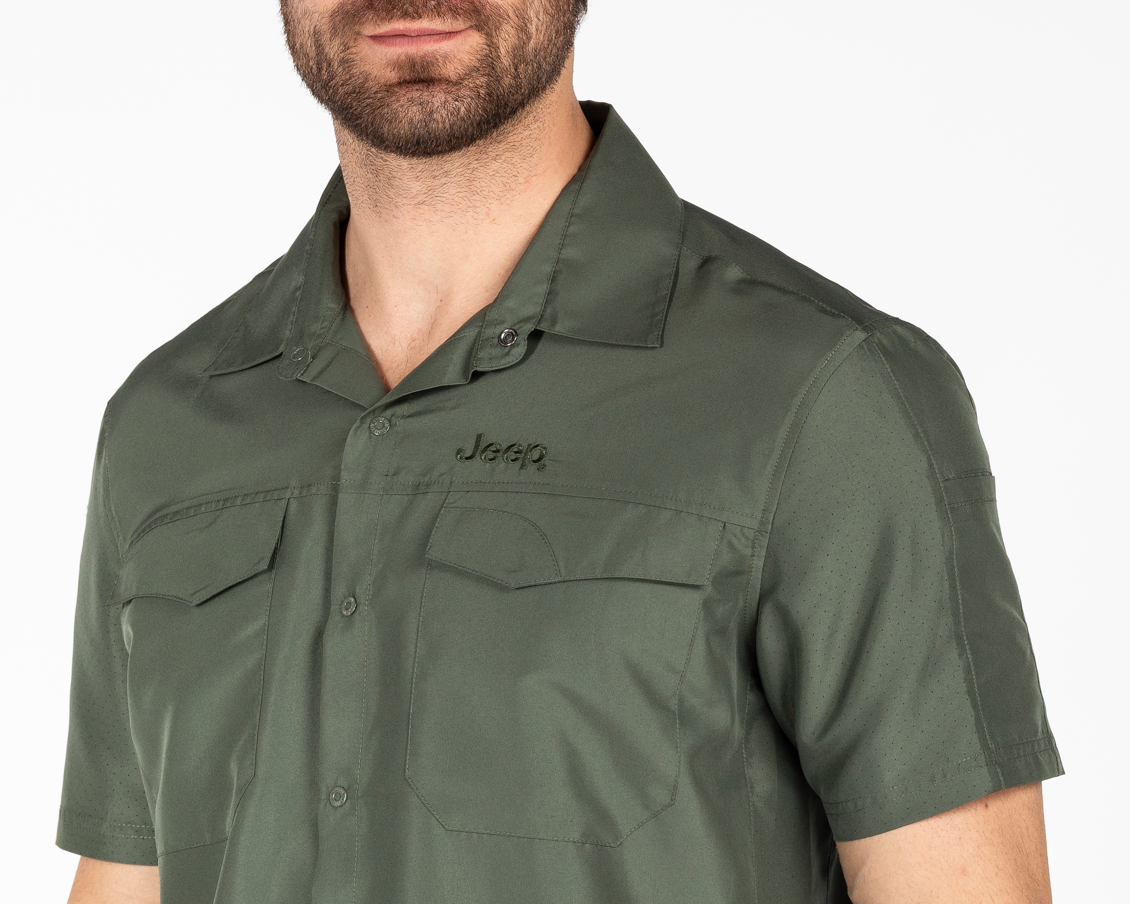 Foto 4 pulgar | Foto 3 | Camisa Casual Jeep Regular Lisa para Hombre