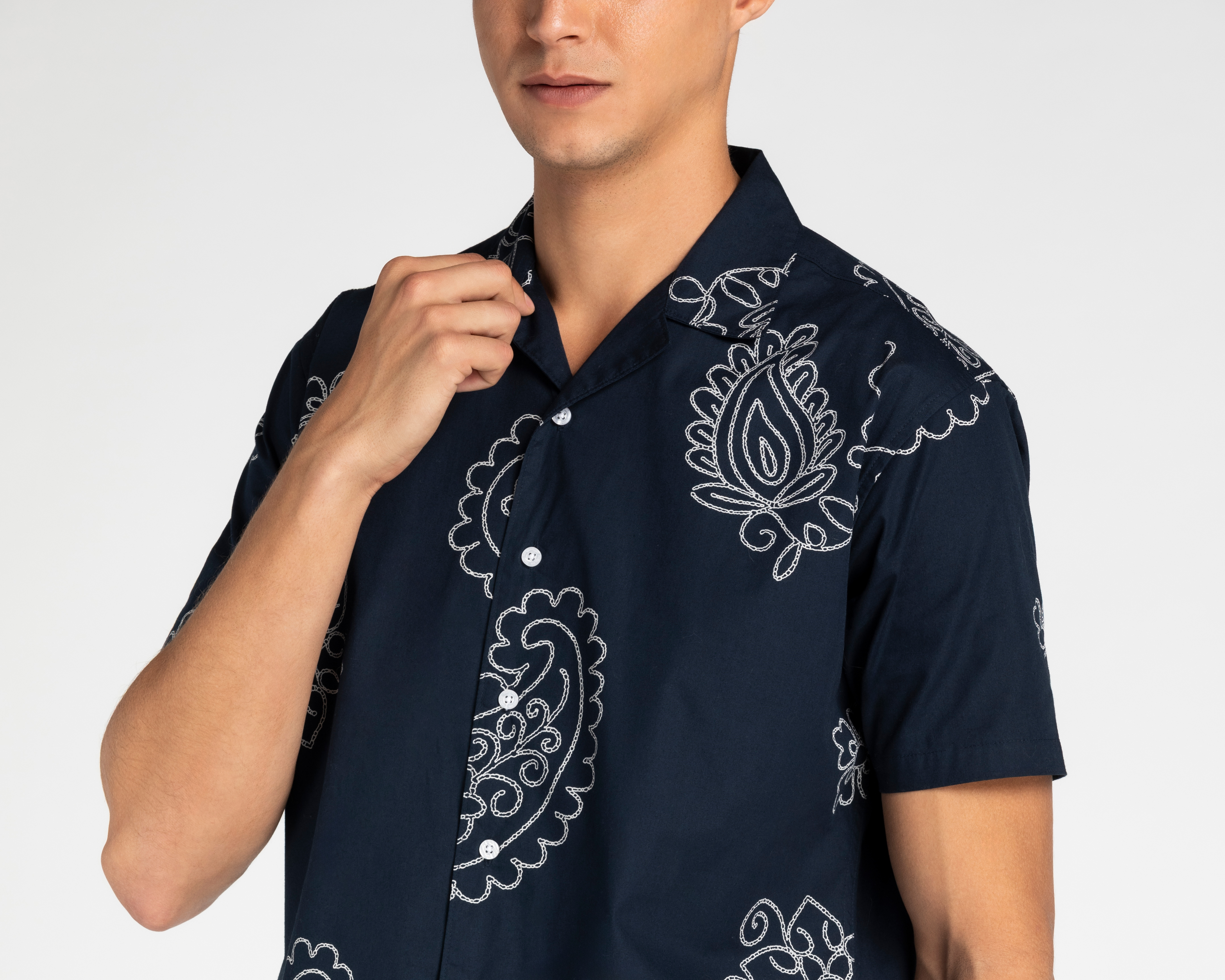 Foto 3 | Foto 3 | Camisa de Moda de Algodón Porto Sur Regular Fit Estampada para Hombre