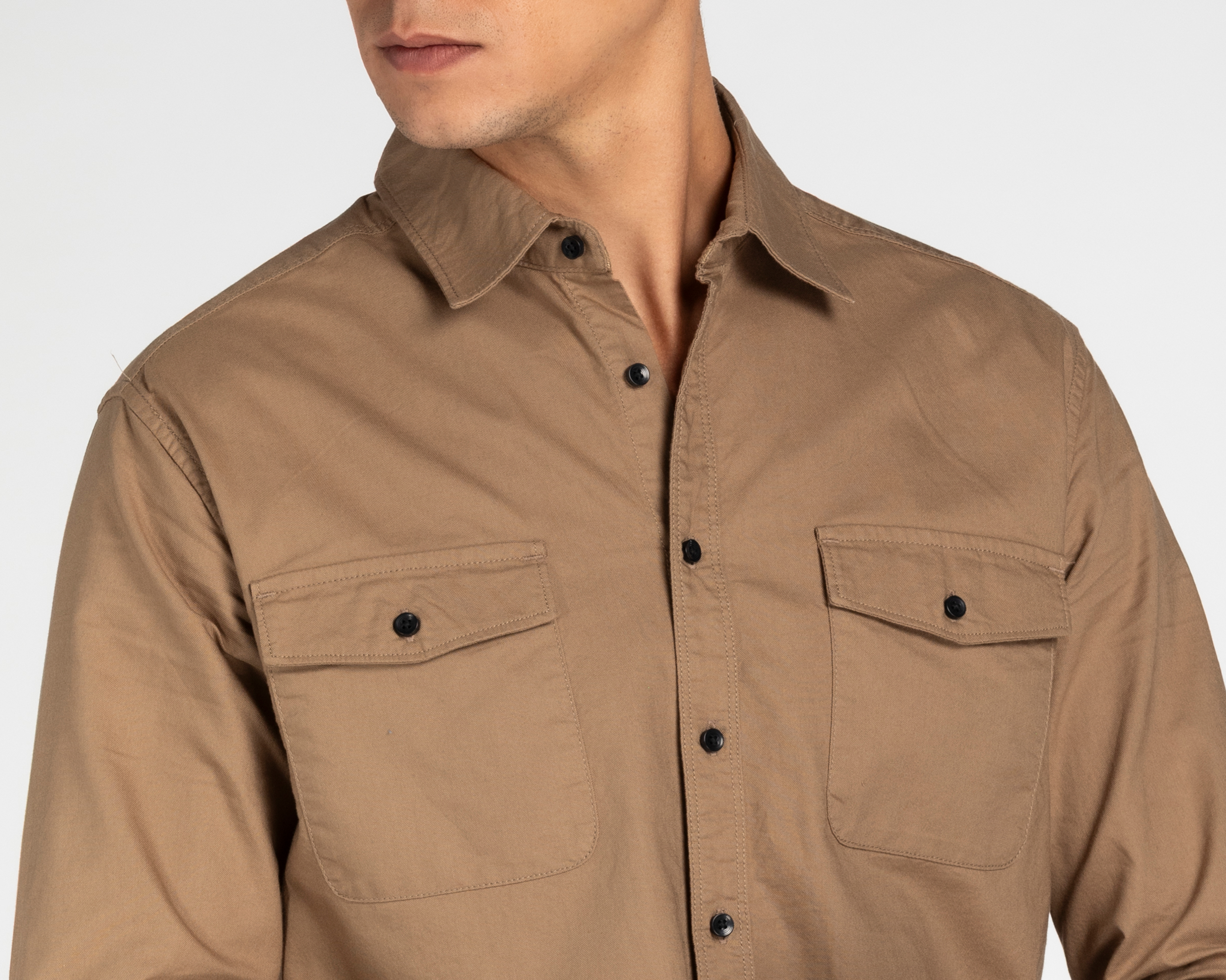 Foto 5 pulgar | Foto 4 | Camisa de Moda de Algodón Refill Regular Fit Lisa para Hombre