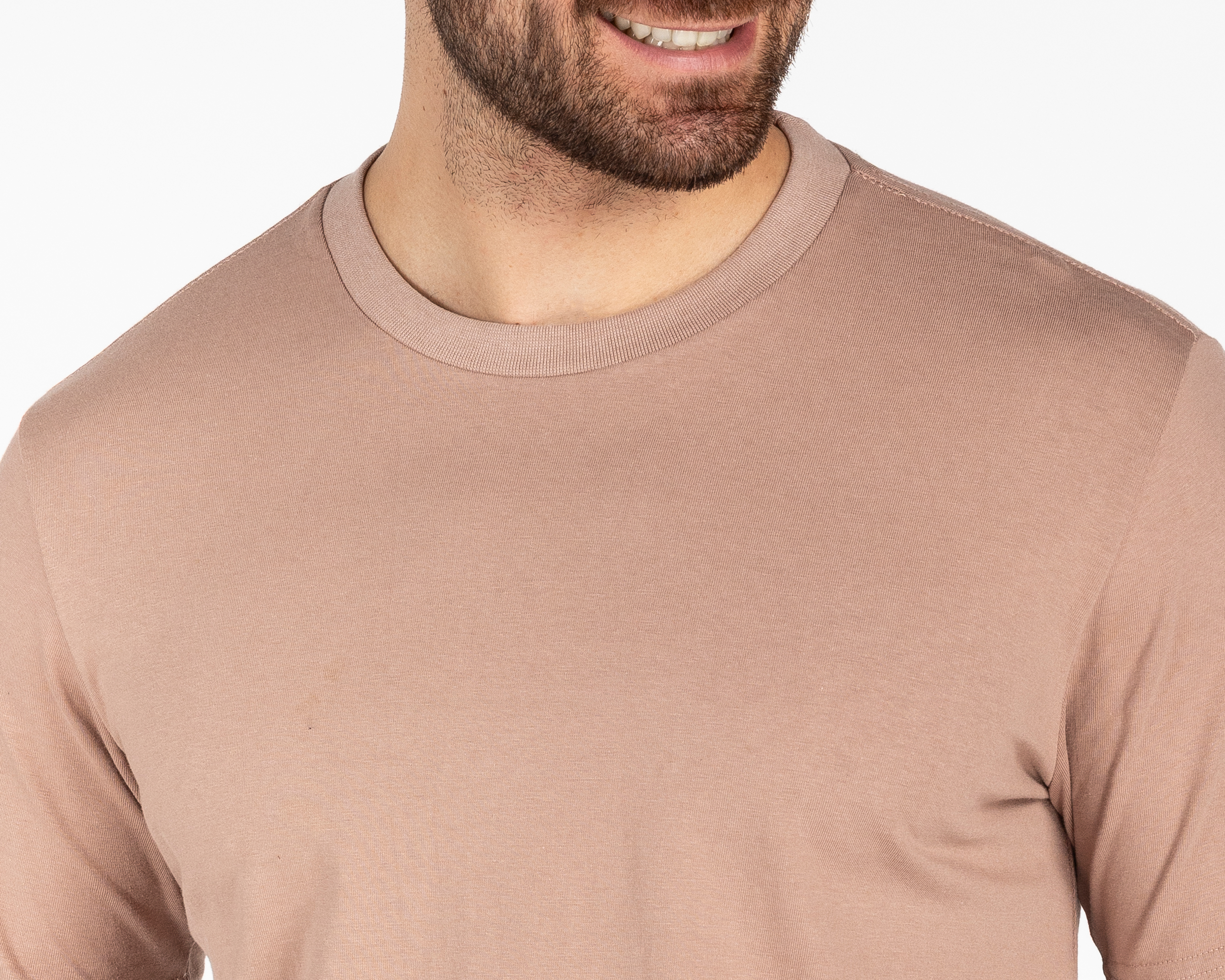 Foto 5 pulgar | Foto 4 | Playera de Cuello Redondo Café Refill para Hombre