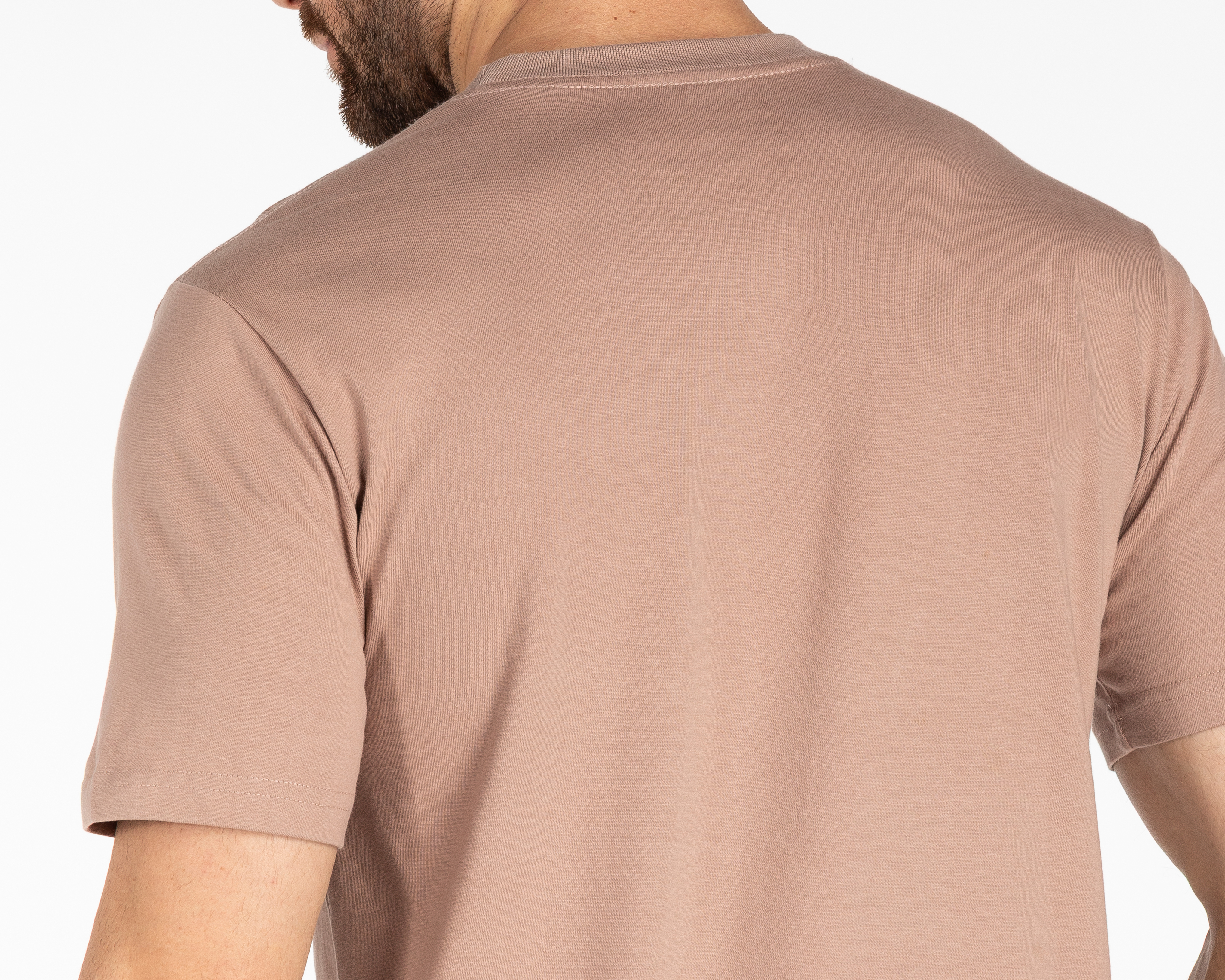 Foto 6 pulgar | Foto 5 | Playera de Cuello Redondo Café Refill para Hombre